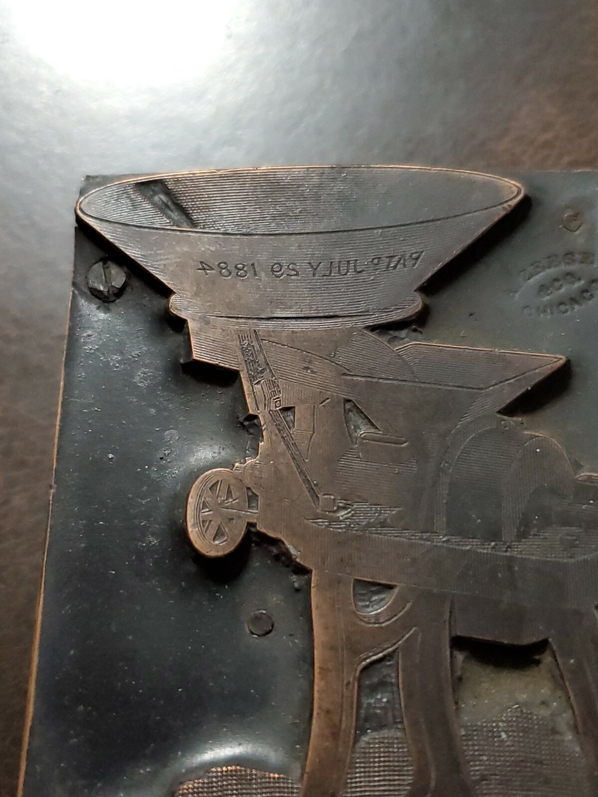 1884 Original Farm Implements Print Block Farm Cream Separators “DAISY”