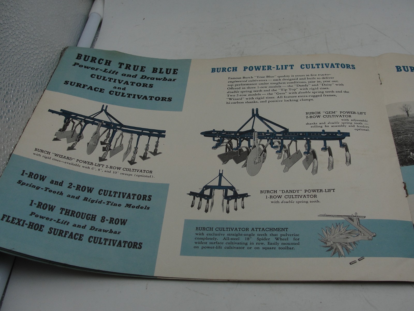 Burch True Blue Tractor-Engineered Planters and Tillage Tools Brochure