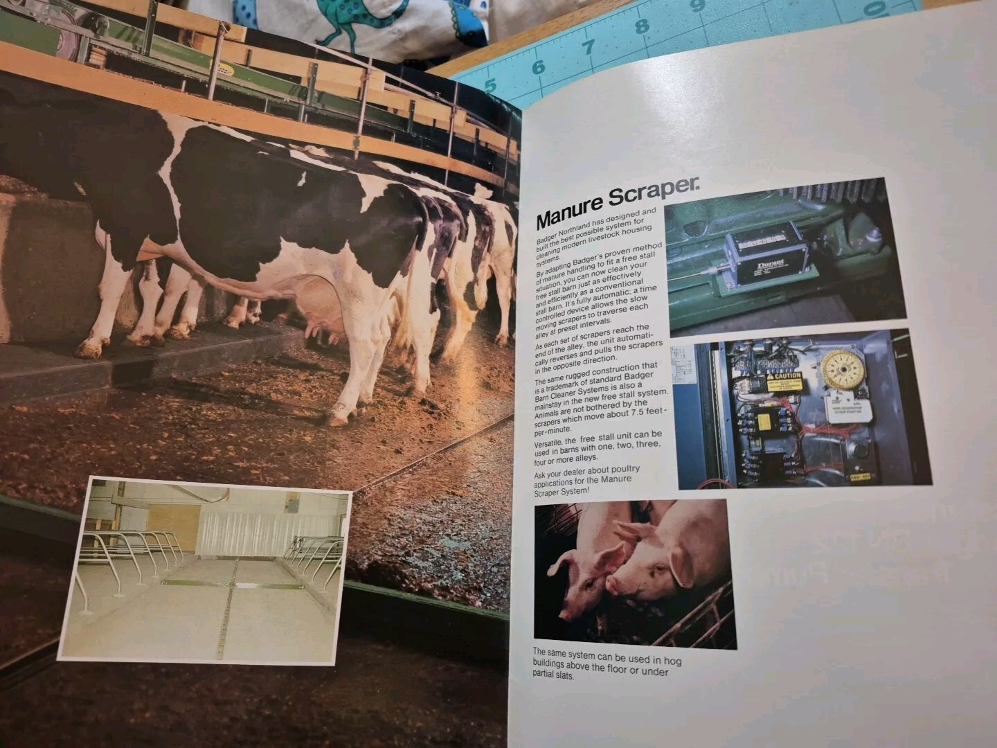 1980’s? BADGER Northland Manure Handling Systems Brochure 14 Pages