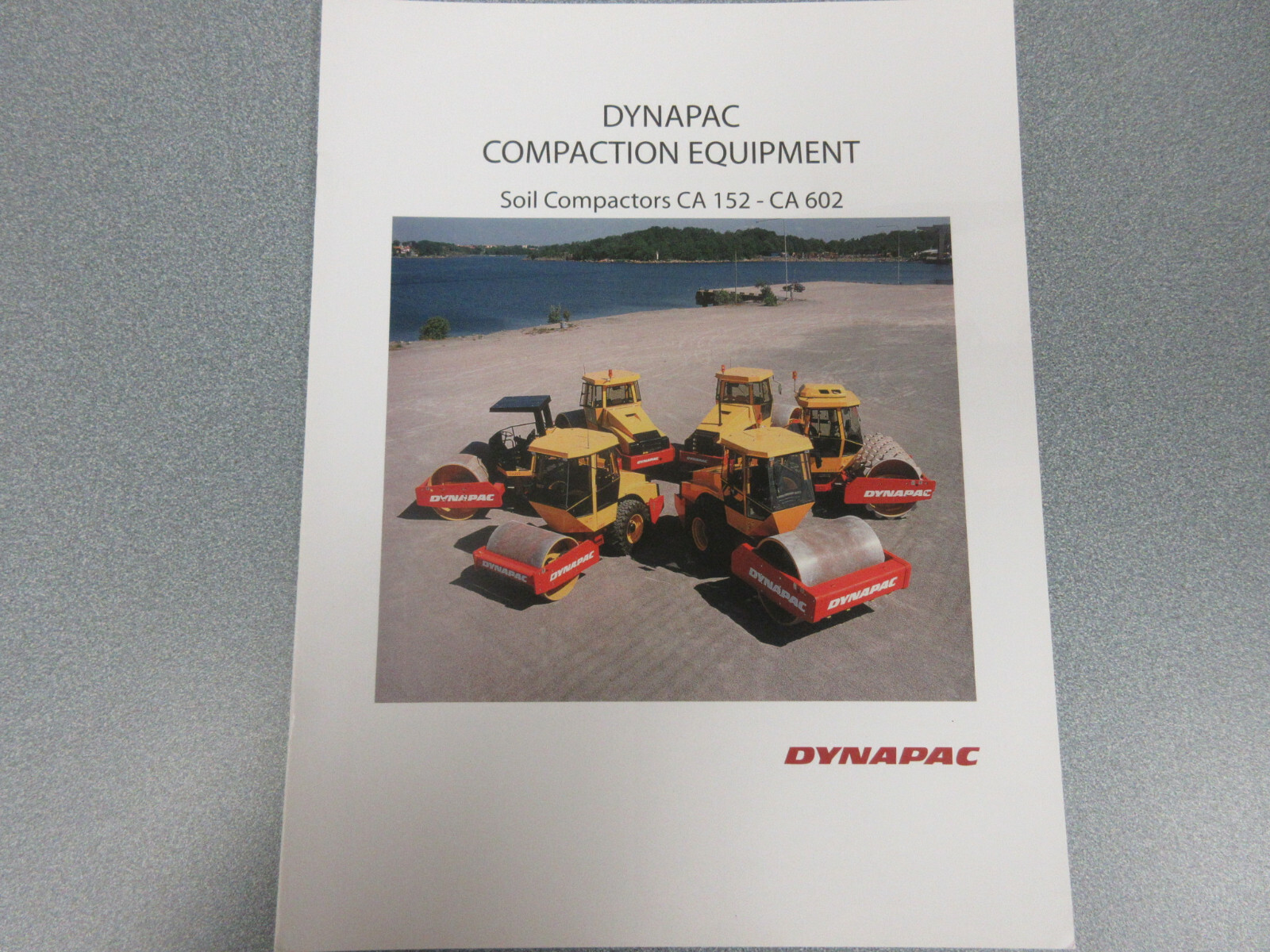 Dynapac Soil Compaction Equipment Brochure 12 Page CA152 Thru CA602