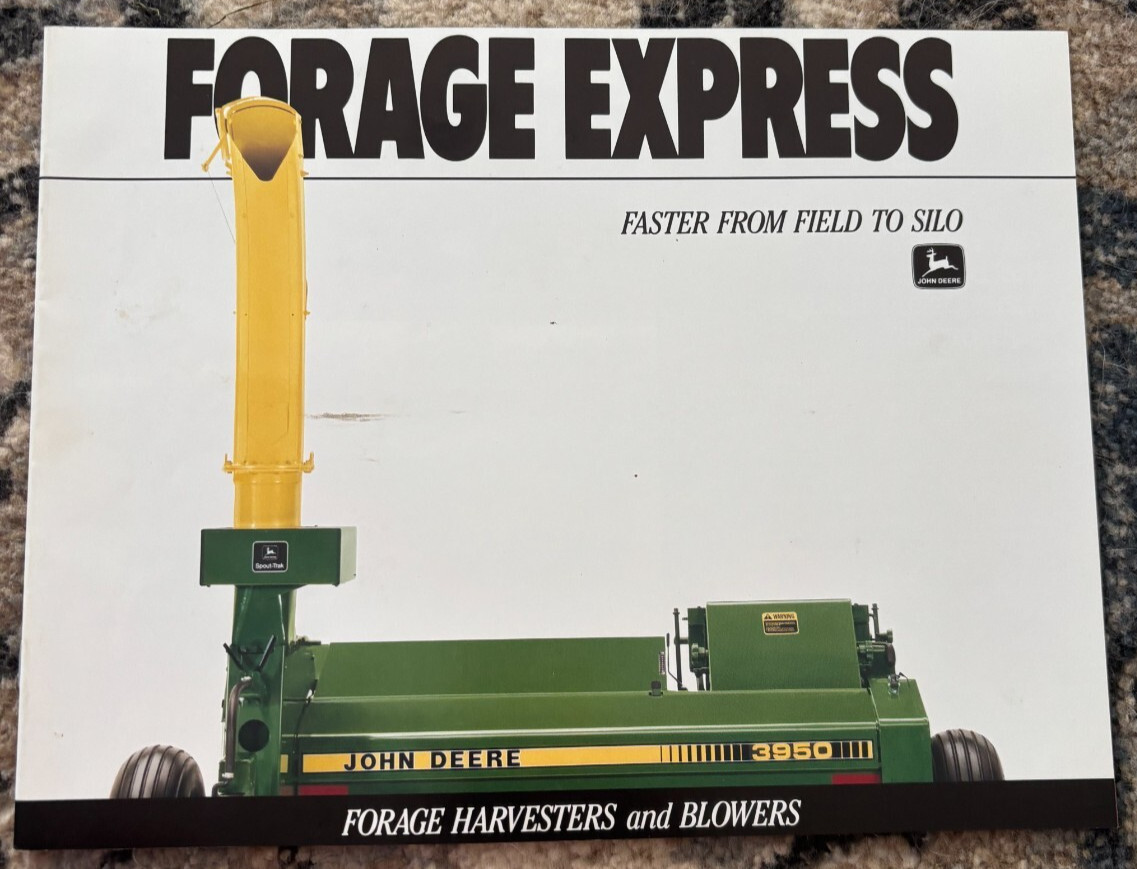 John Deere Forage Harvesters & Blowers for 1990 Brochure FCCA
