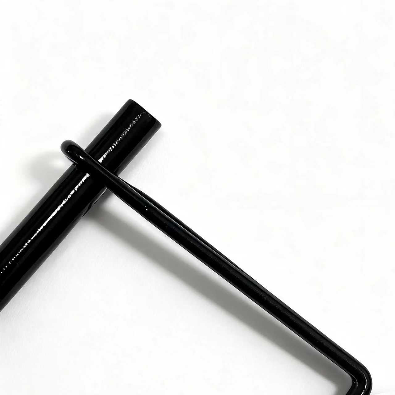 4 Pack 1/4 X 4 Inch Trailer Hitch Pin Black Heavy Duty Steel Trailer Coupler Pin