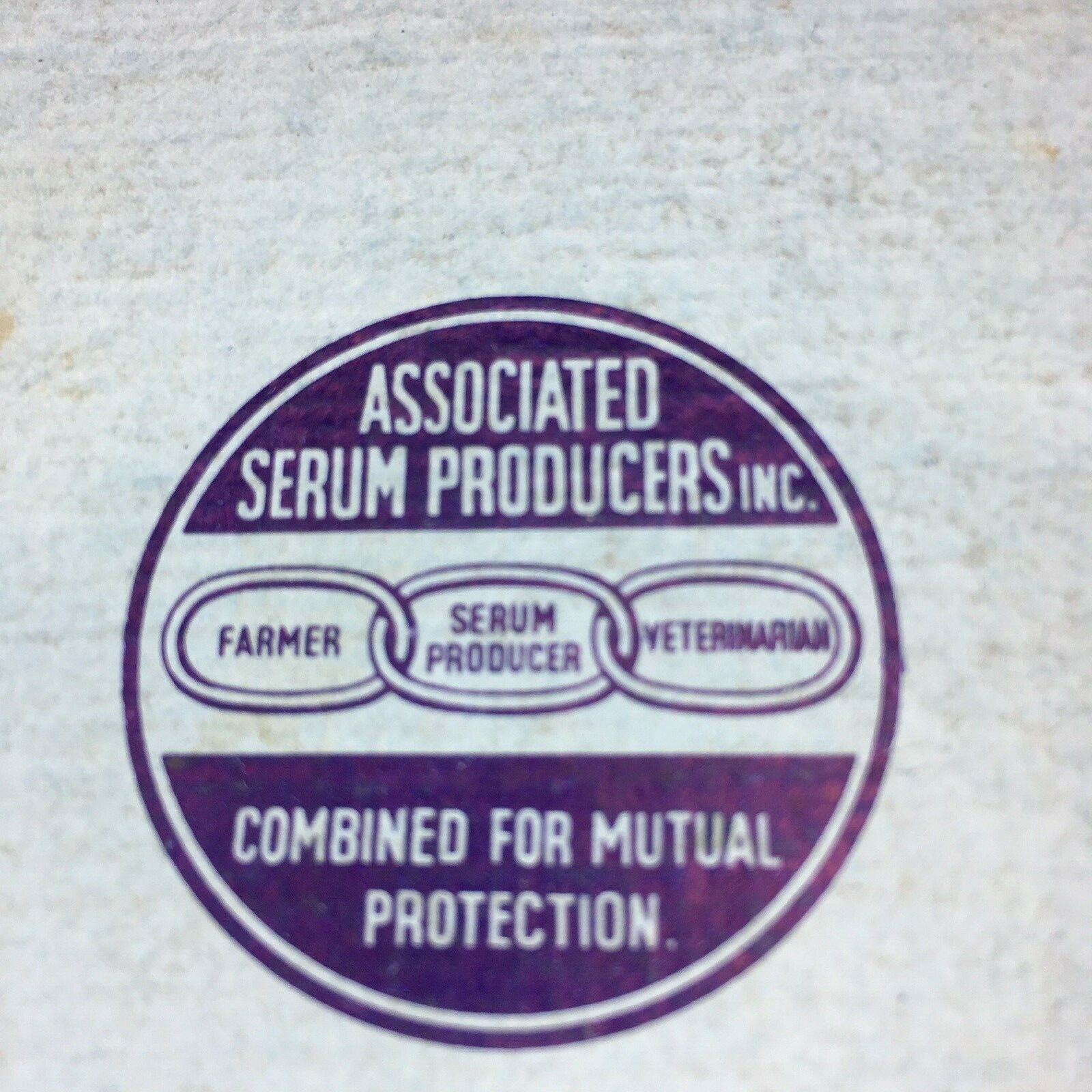Vintage Agricultural Advertising for Associated Serum 1935 Livestock Handbook