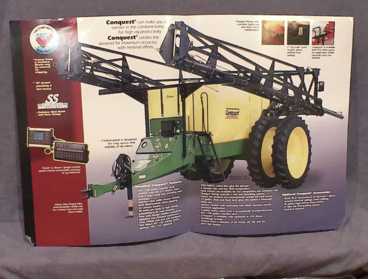 Conquest “A Flagship Sprayer For A Progressive Age” Demco Sales Brochure