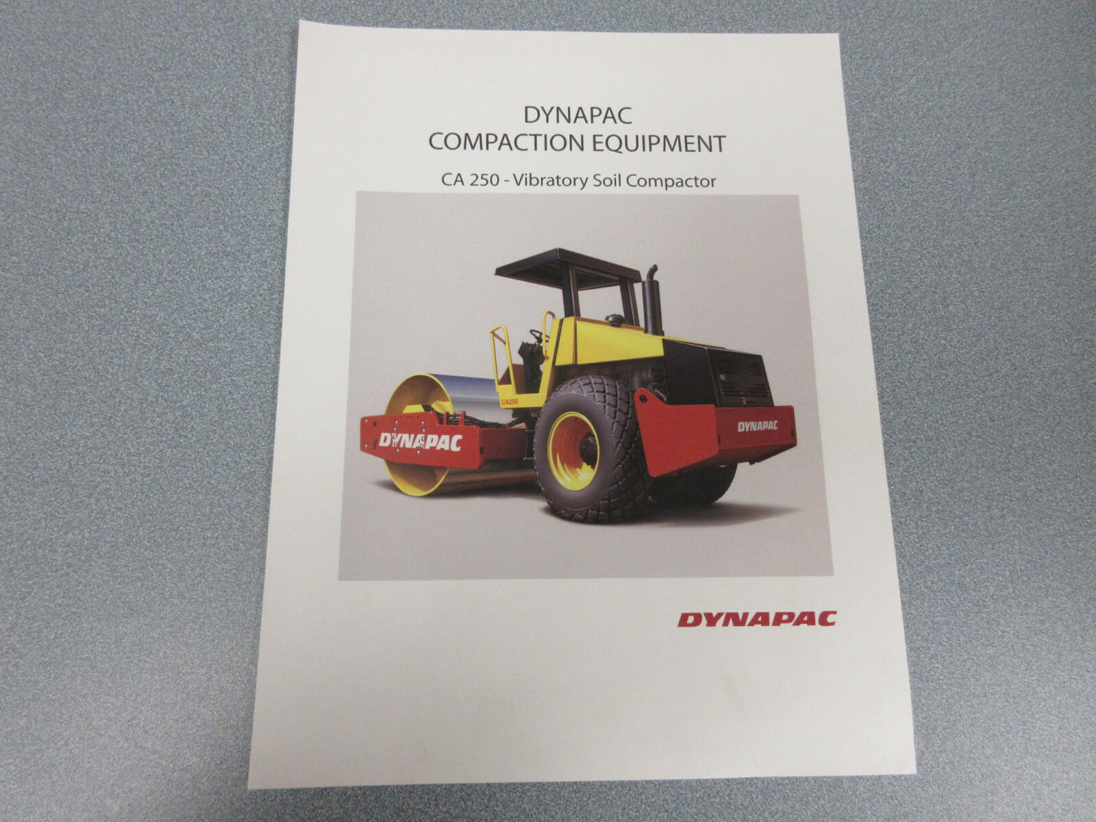 Dynapac CA250 Roller Compactor Brochure 2 Page
