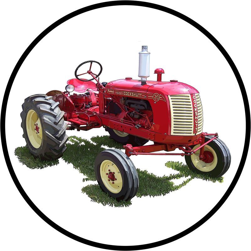Cockshutt Model 20 Tractor NEW Metal Sign 28″ Dia. Round AMERICAN STEEL