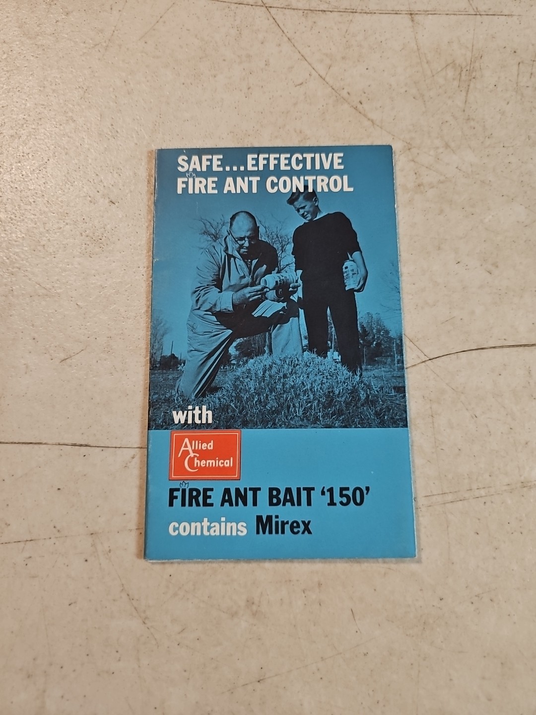 Vintage 1960’s Allied Chemical Fire Ant Bait 150 Brochure