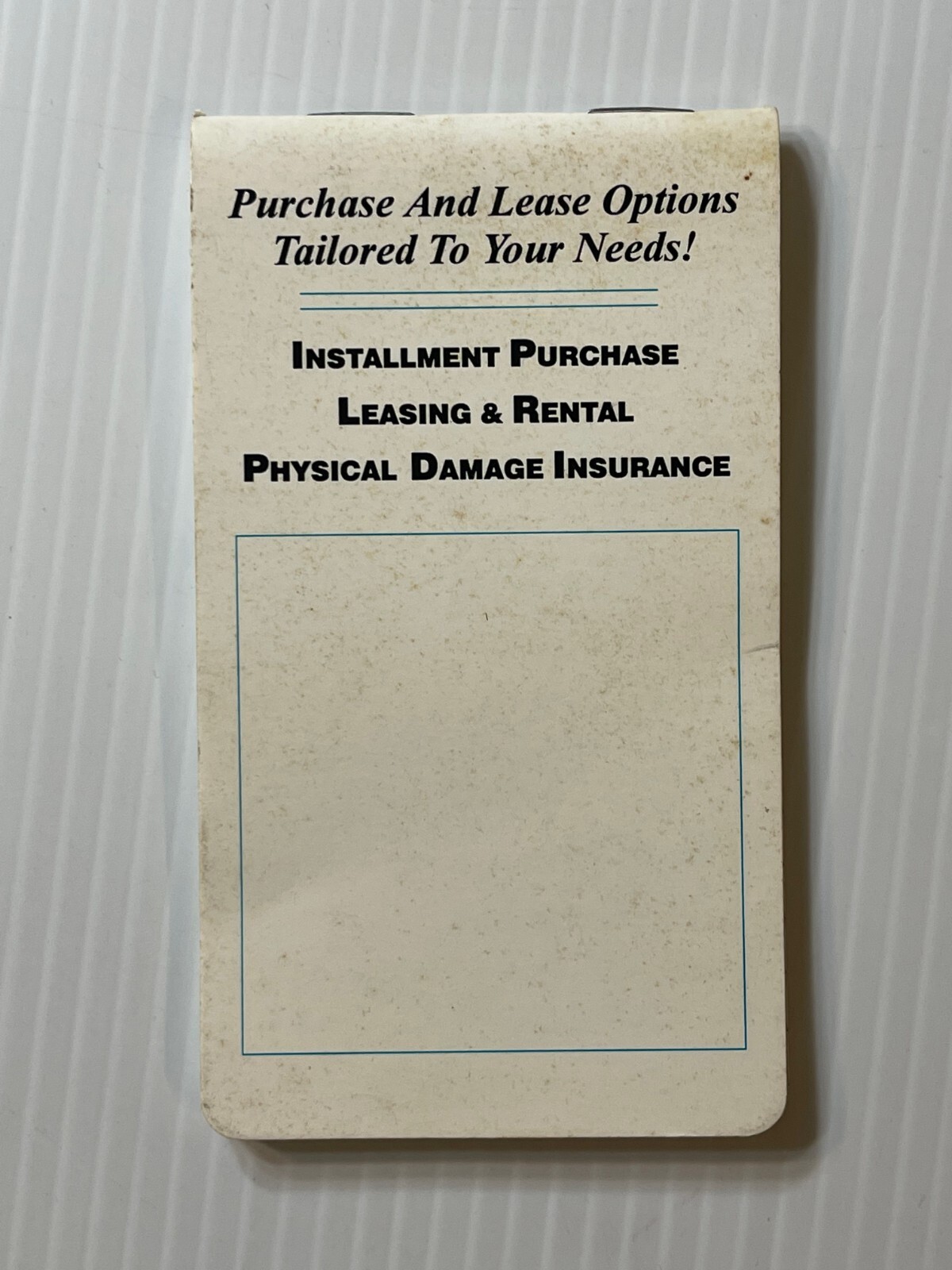 Vintage 1980s – Agricredit Financing Plans and Programs (Advertising Notebook)