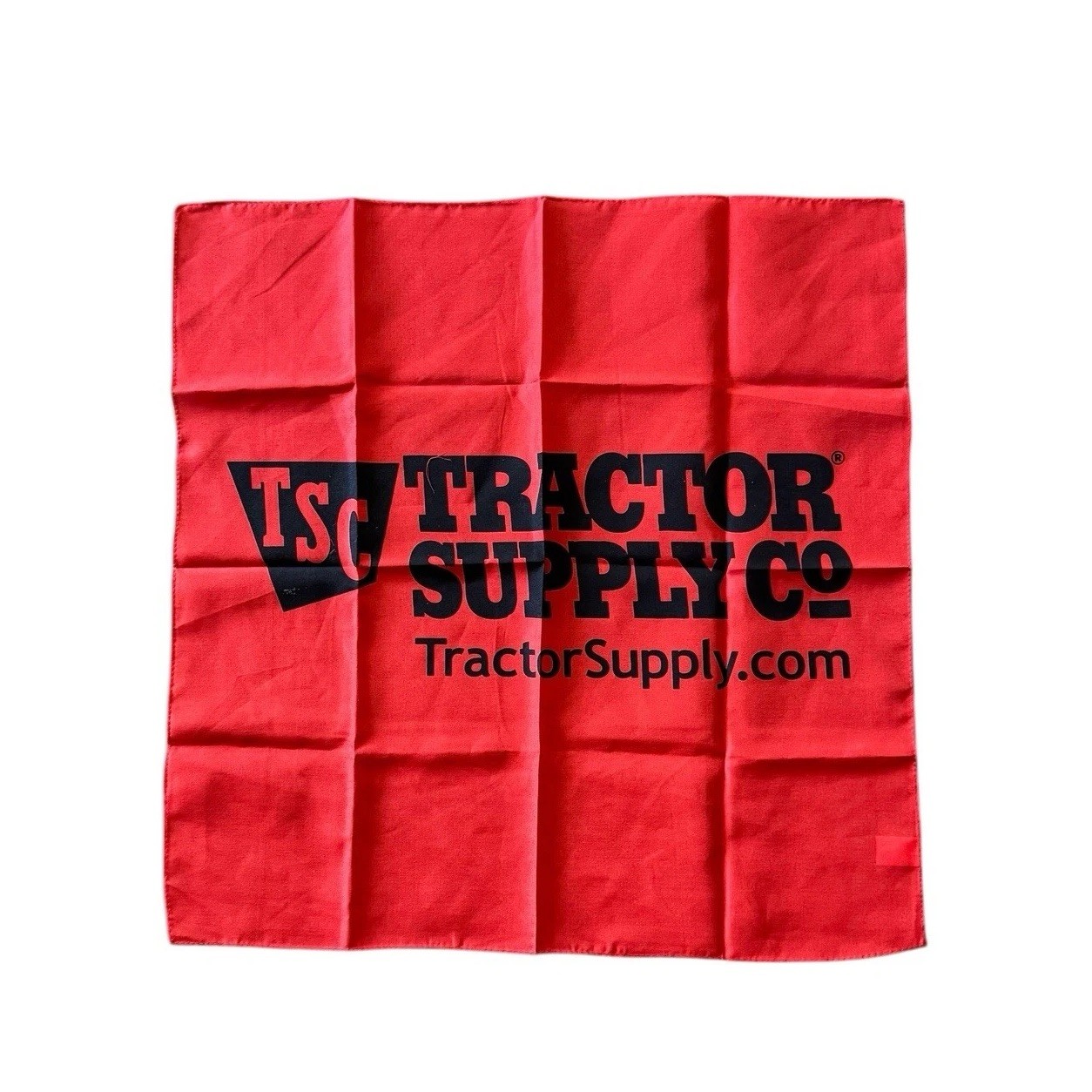 TSC Tractor Supply Company Bandana Western Square Scarf Advertising Promo Farm