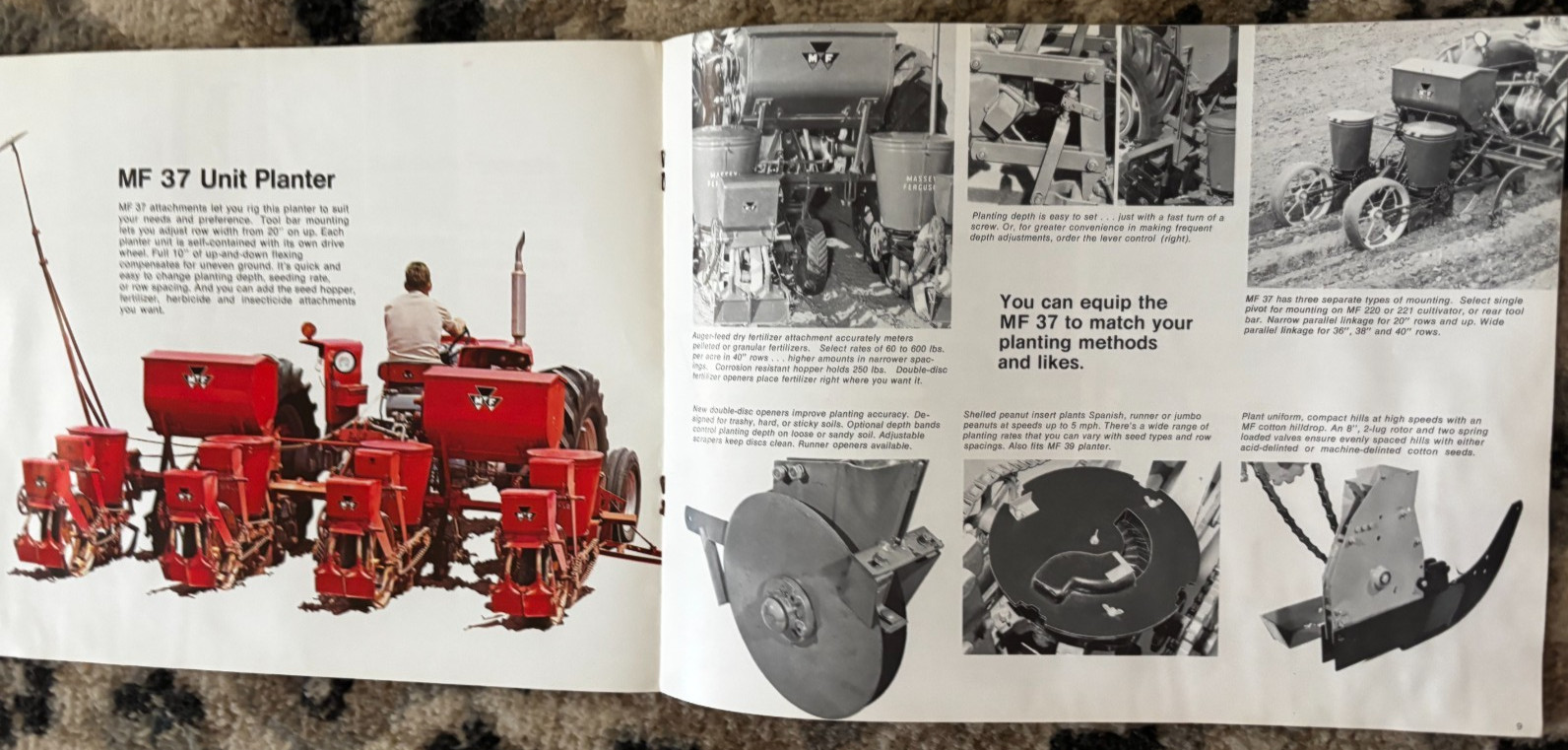 Massey Ferguson Planters For 1972 Brochure DCPA26