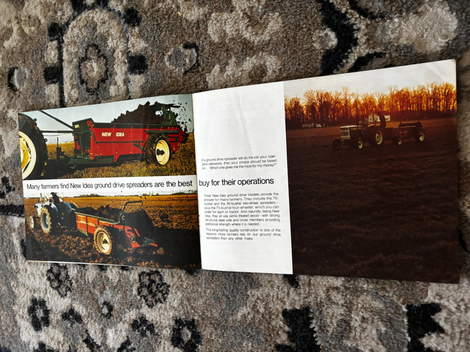 New Idea Manure Spreaders For 1971 Brochure DCPA26