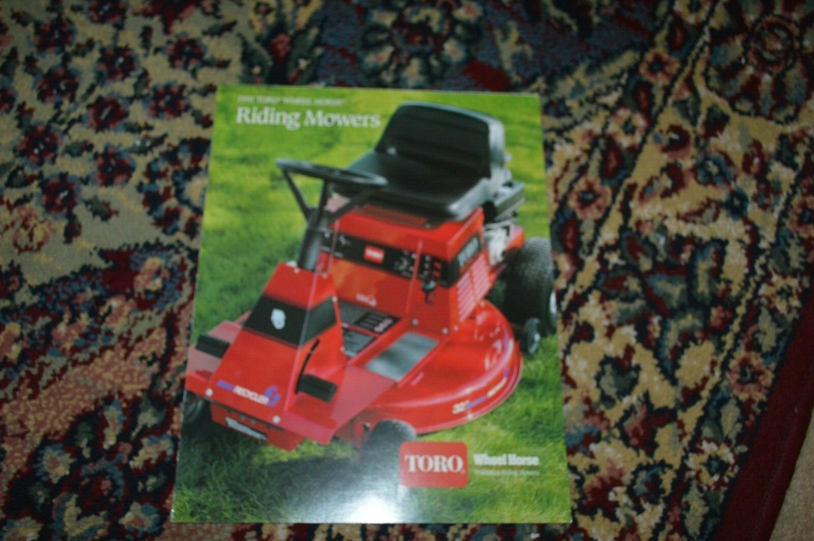 Toro Wheel Horse Riding Mowers For 1991 Brochure FCCA