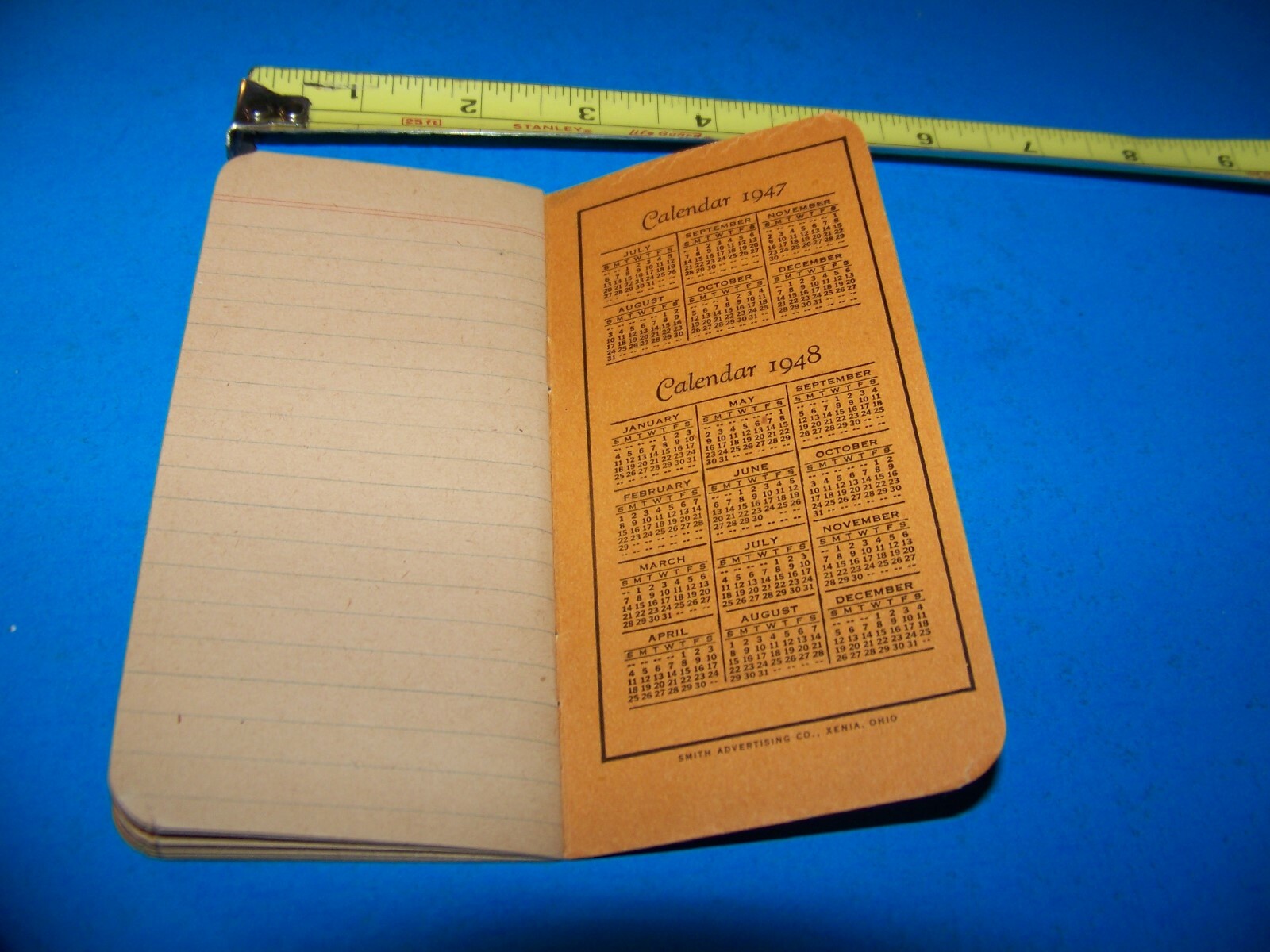 L.P. Gunson & Co. “Seedsmen” “Daily Reminder” Memo Booklet Vintage 1947
