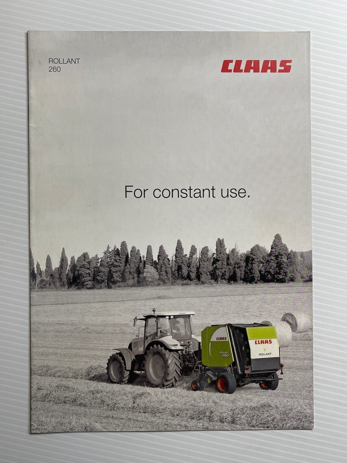 CLAAS Rollant 260 Round Baler Sales Brochure *2008* (Showroom Sales Book)