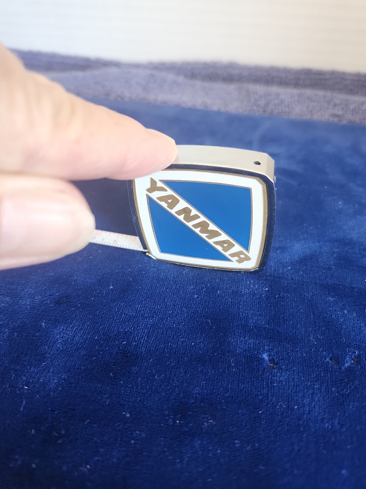 “YANMAR” PROMO;ADVERTISING MINI POCKET TAPE MEASURE; CM & NUMERIC MEASUREMENTS
