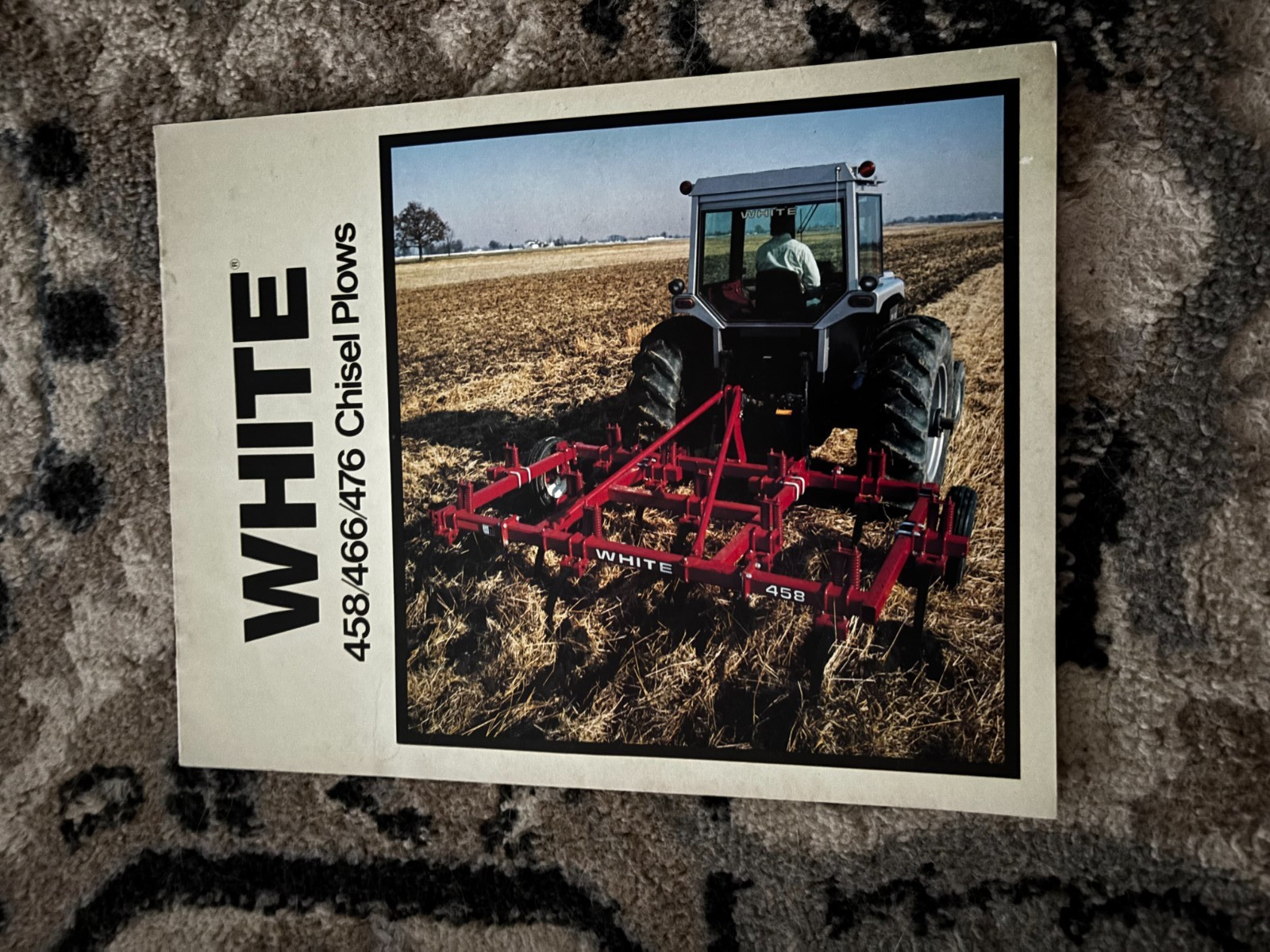 White Tractor 458 466 476 Chisel Plow Brochure DCPA26