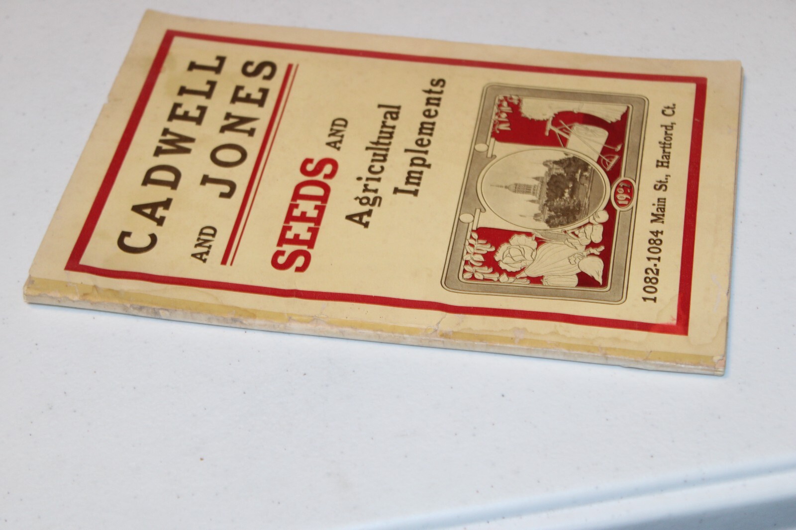 Vtg 1904 Advertising Catalog Caldwell & Jones Seeds & Agricultural Implements