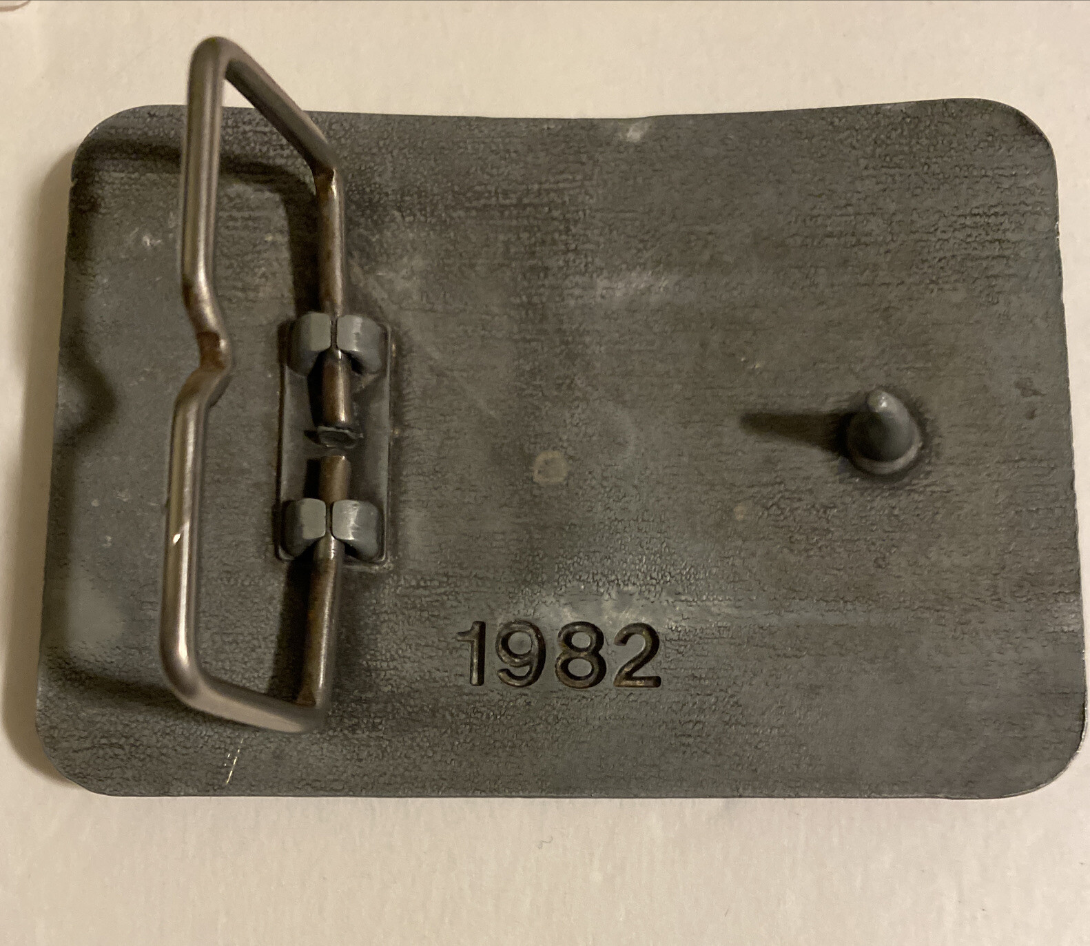 Vintage New Holland Belt Buckle I’m Proud To Be A Reliable American Farmer 1982