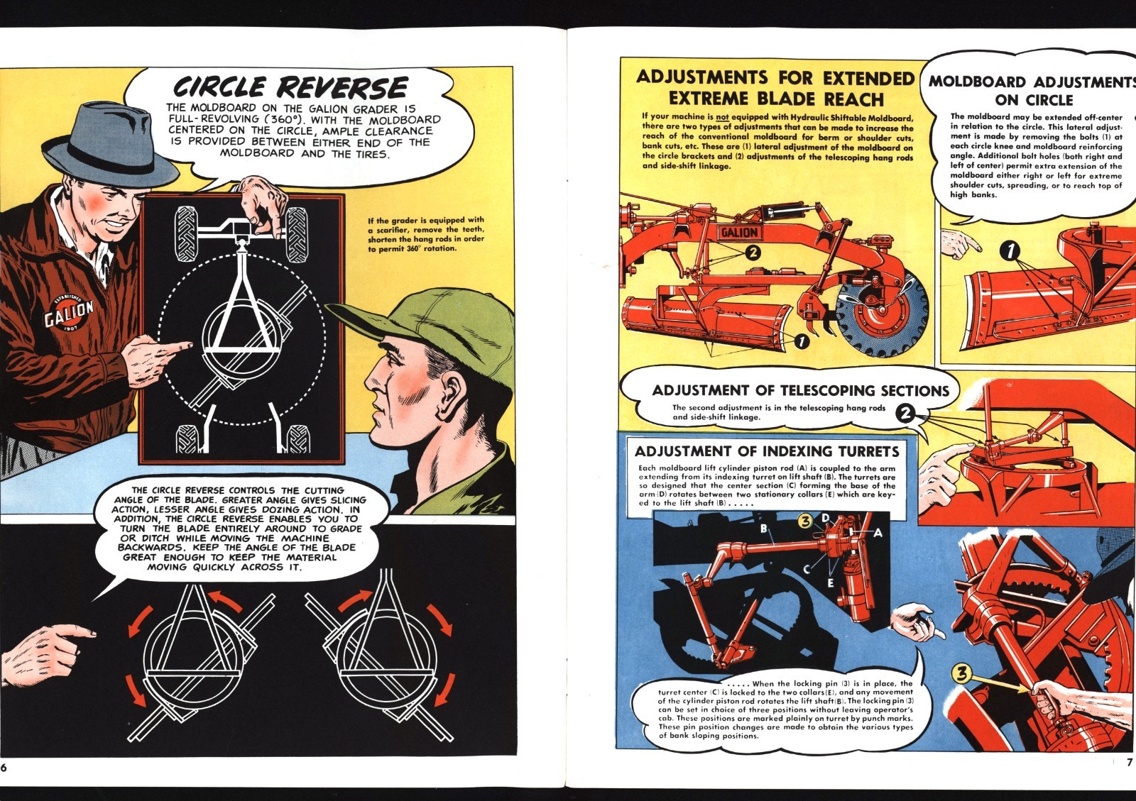 Galion Motor Grader Brochure “How to Operate a Galion Motor Grader”