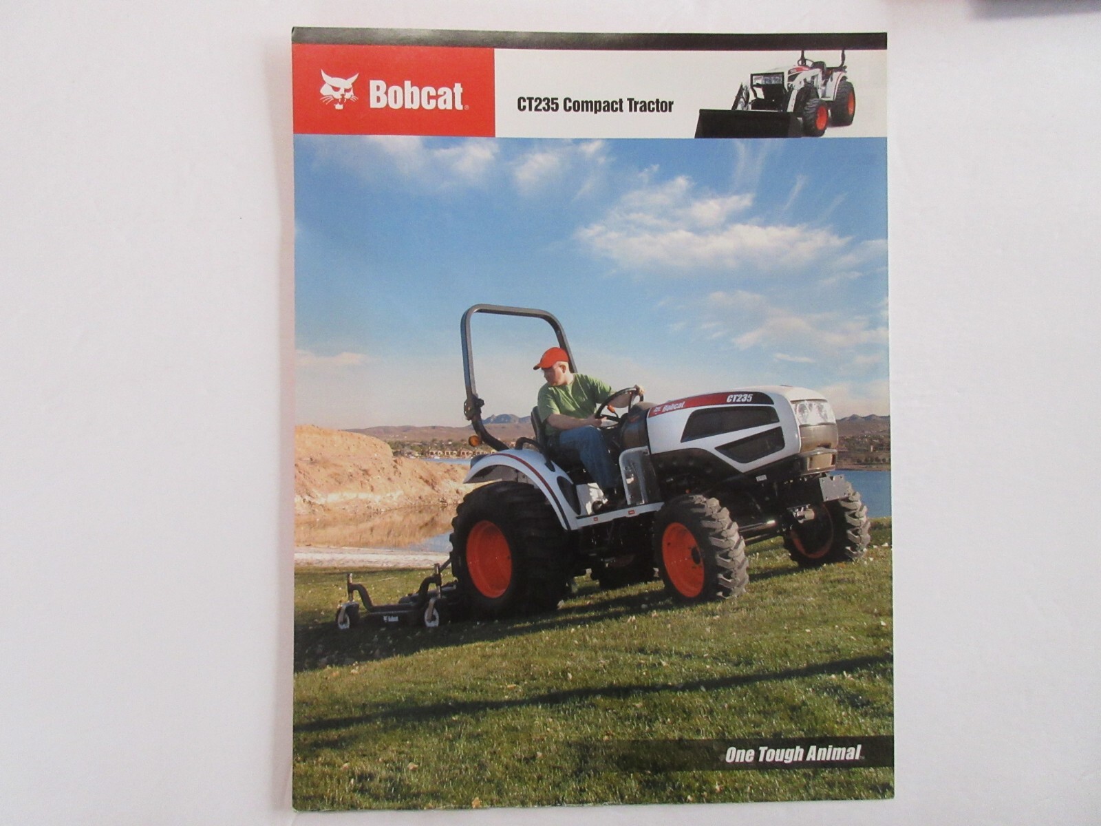 Bobcat CT235 Compact Tractor Brochure 2 Page Good Condition
