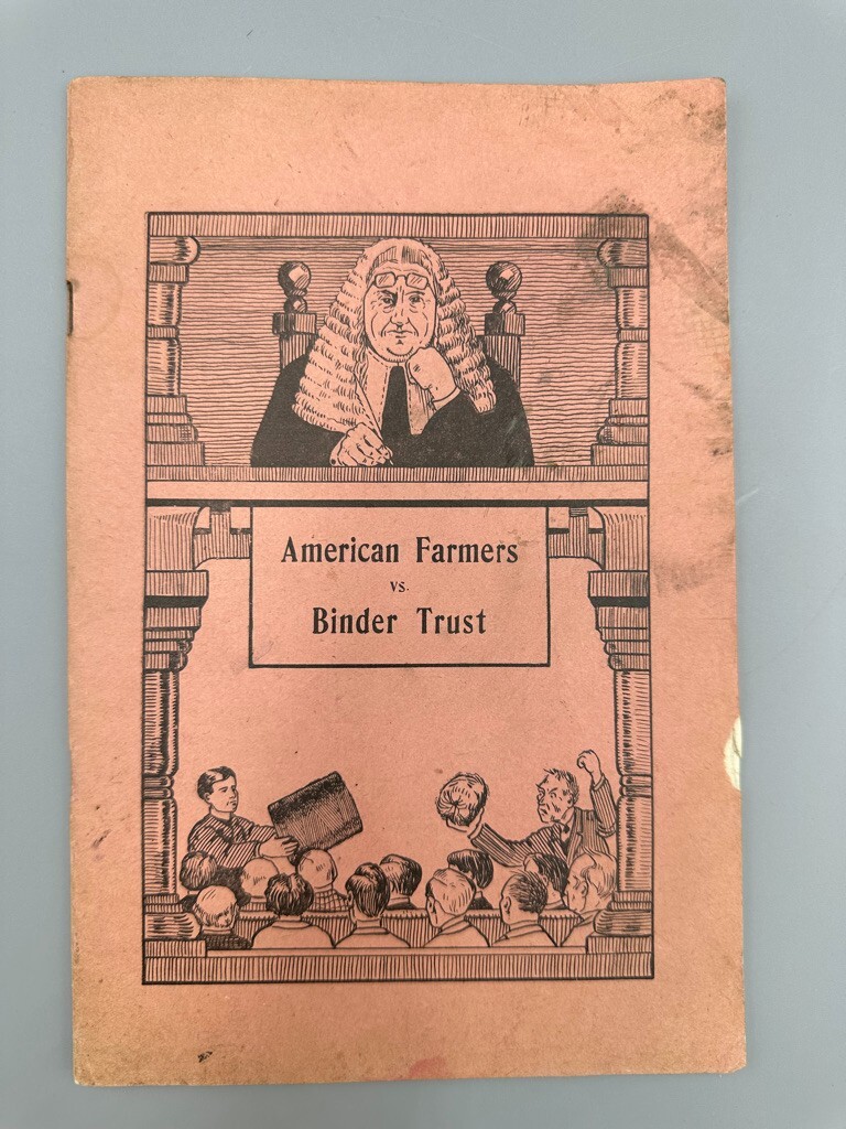 1903 MINNIE HARVESTER – INDIANAPOLIS IN Advertising AMERICAN FARM v Binder Trust
