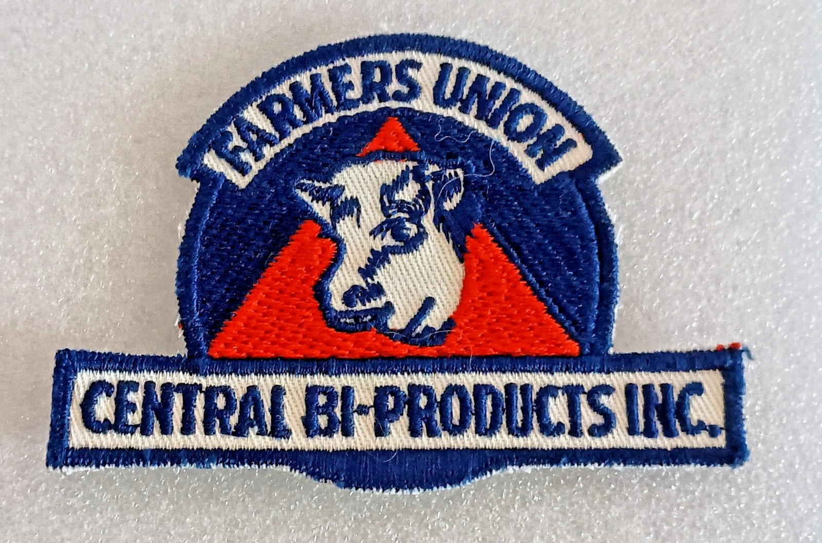 Rare Farmers Uniform Central Bi-Products Inc Cow Patch 1950s NOS New