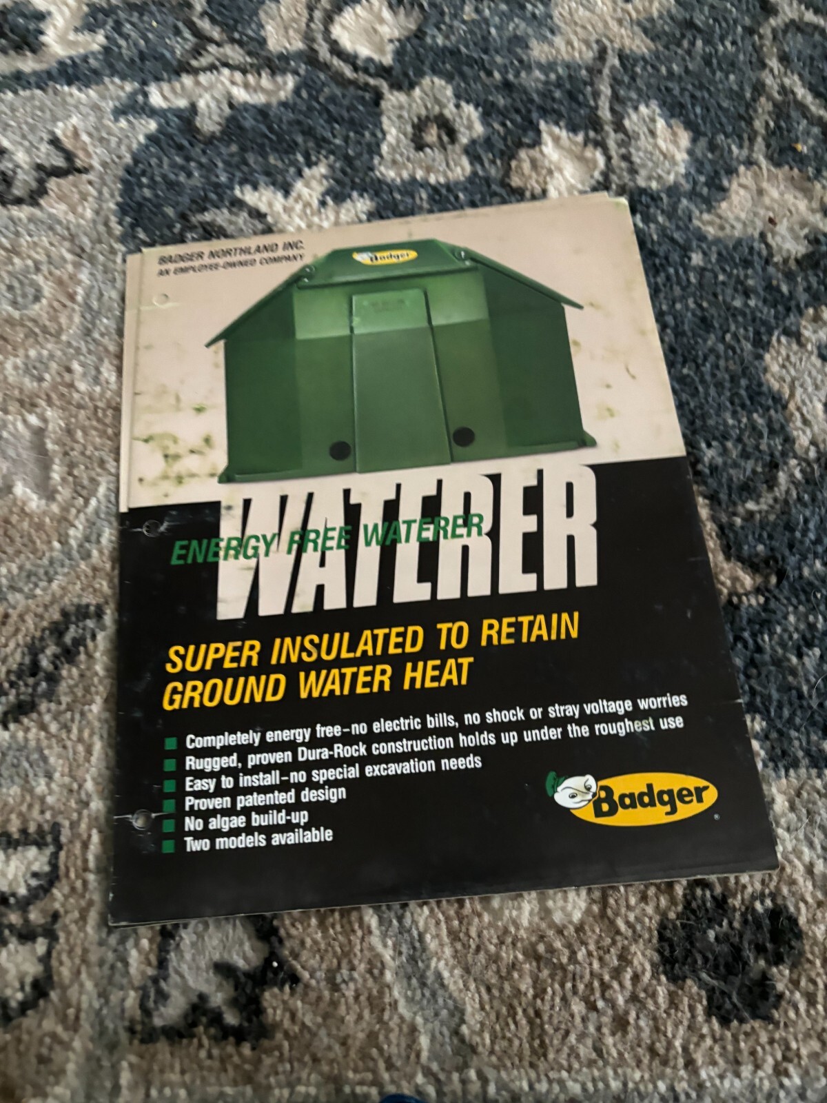 Badger Energy Free Waterer Brochure FCCA24