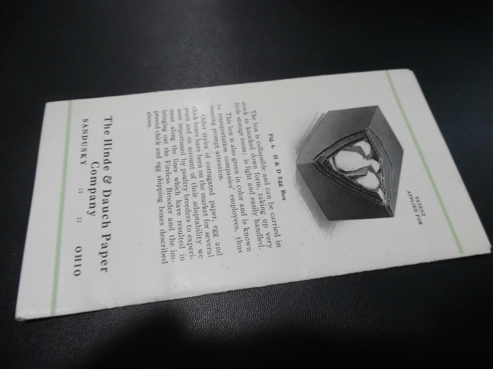 EARLY 1900’s BROODER CHICKEN HATCHING EGGS AGRICULTURE ADVERTISING BROCHURE
