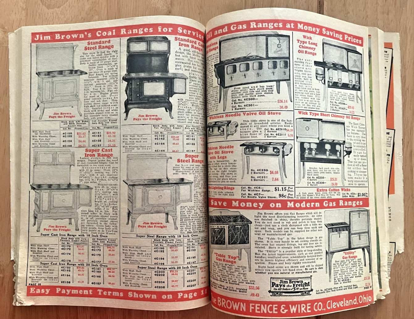 Jim Brown’s 1932 farm & Fence illustrated catalog Brown fence & Wire Co