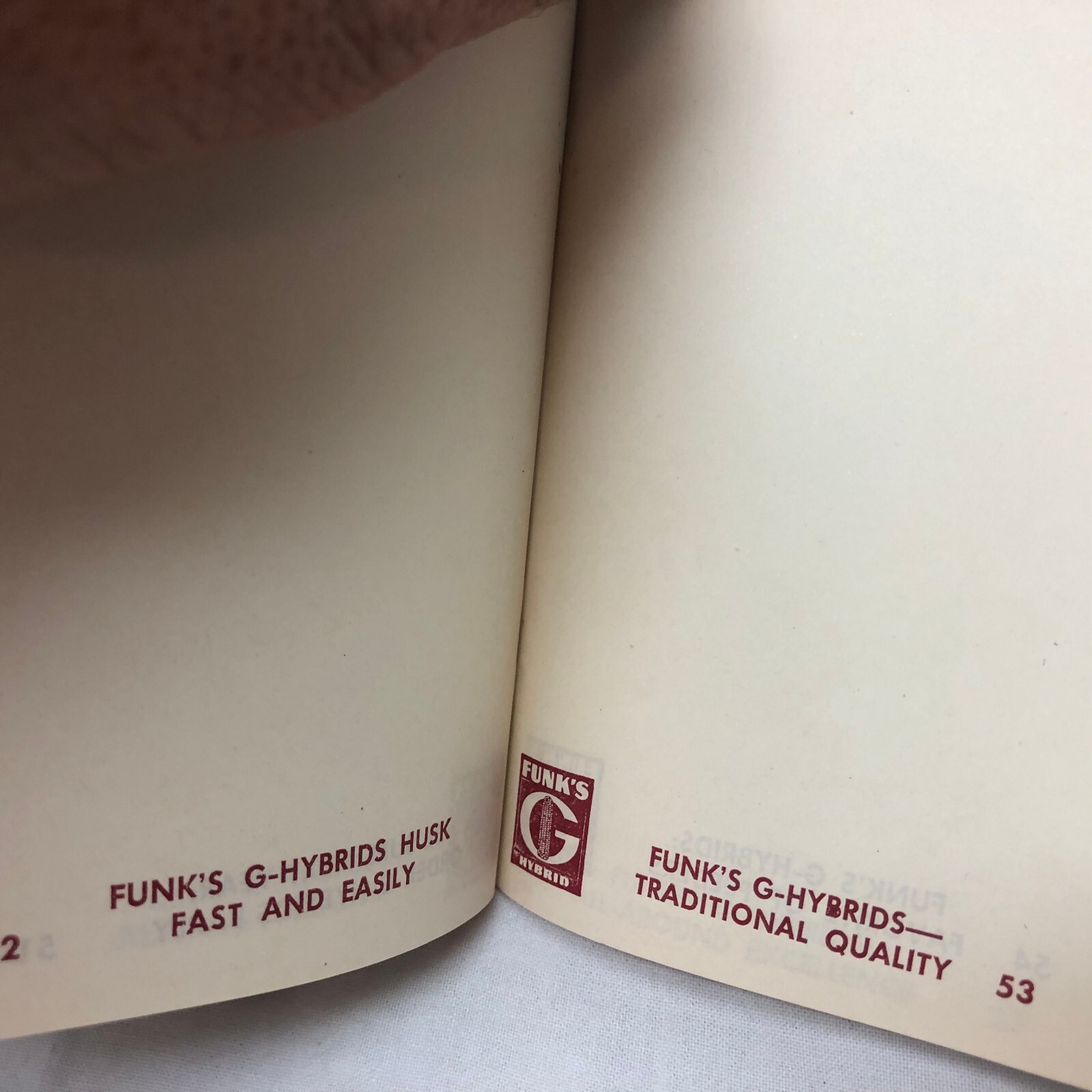 3 Vintage 1953 Farmers Pocket Notebooks Advertising Armour Swift’s Funk’s Hybrid