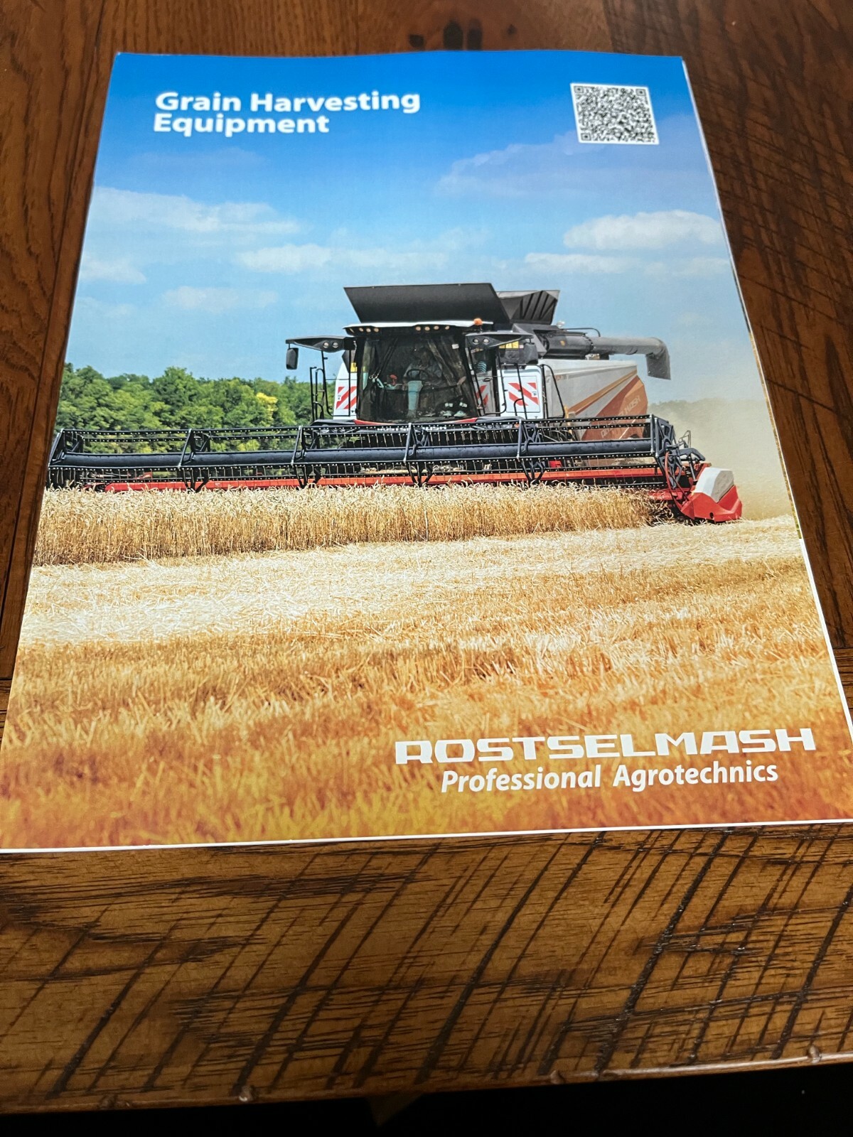 Rostselmash Grain Harvesting Equipment Brochure FCCA
