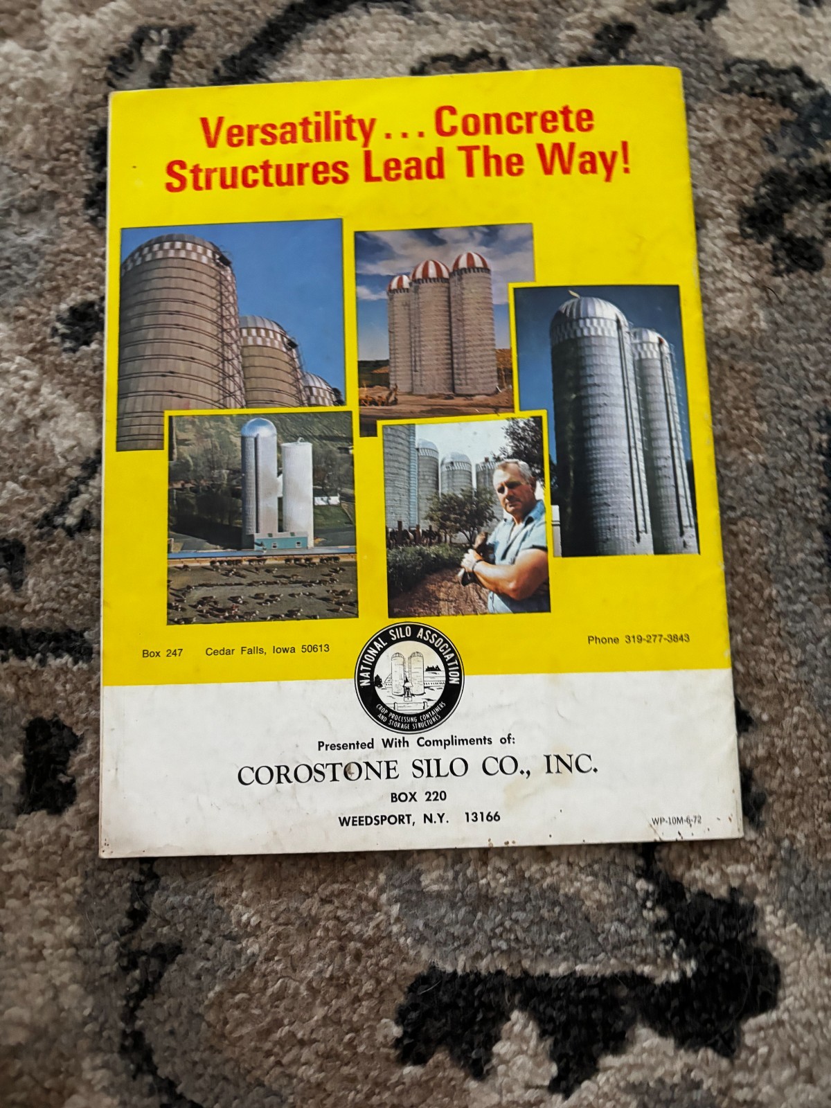 Concrete Silos & Versatility For 1972 Brochure DCPA26