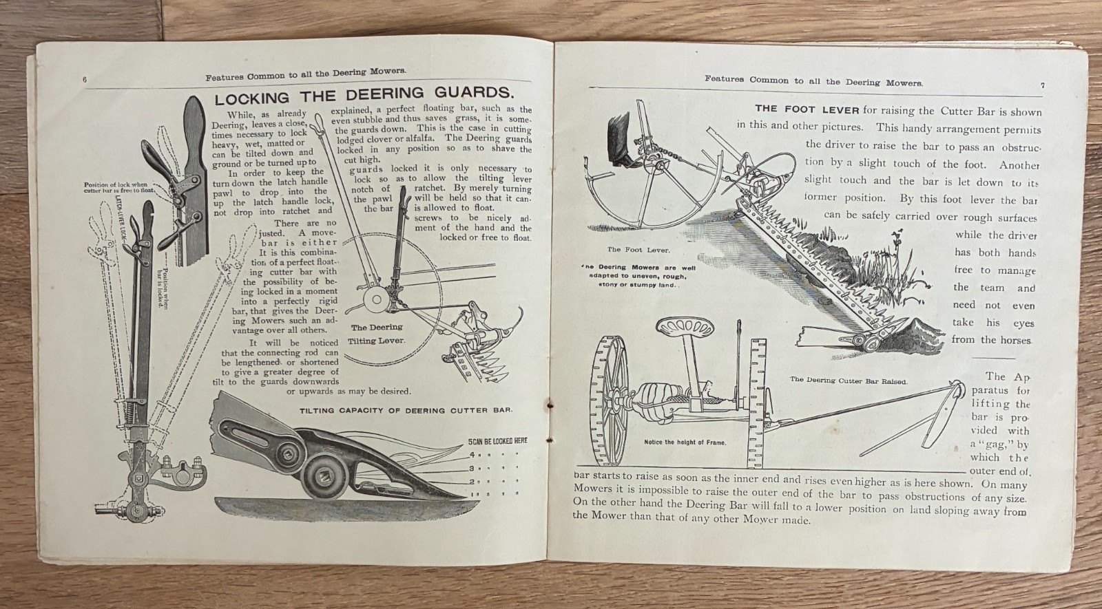 1890 Deering Grass Cutting Machinery Original Catalog