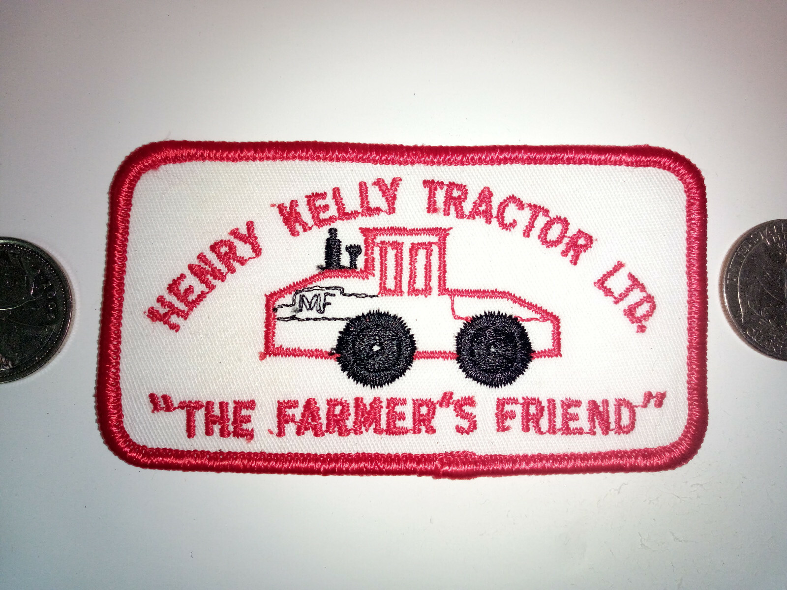 Vintage Henry Kelly Tractor Ltd. Massey Ferguson Patch Badge