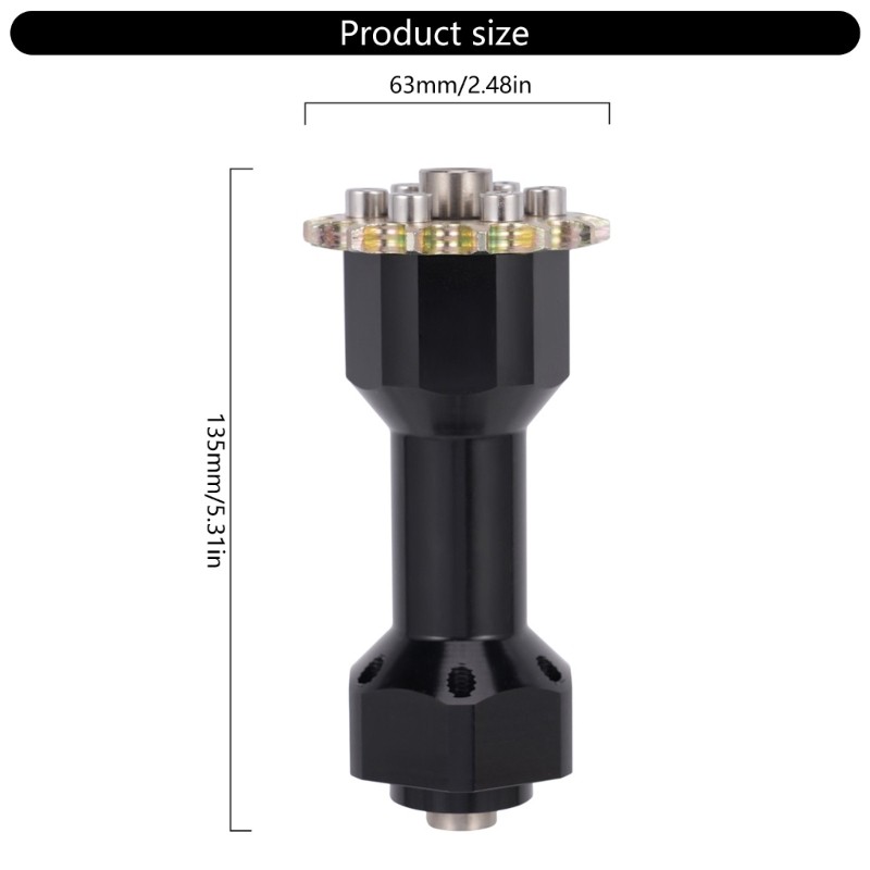 Weatherproof Motorcycle Center Axles Enhanced Stability For Long Distance Riding