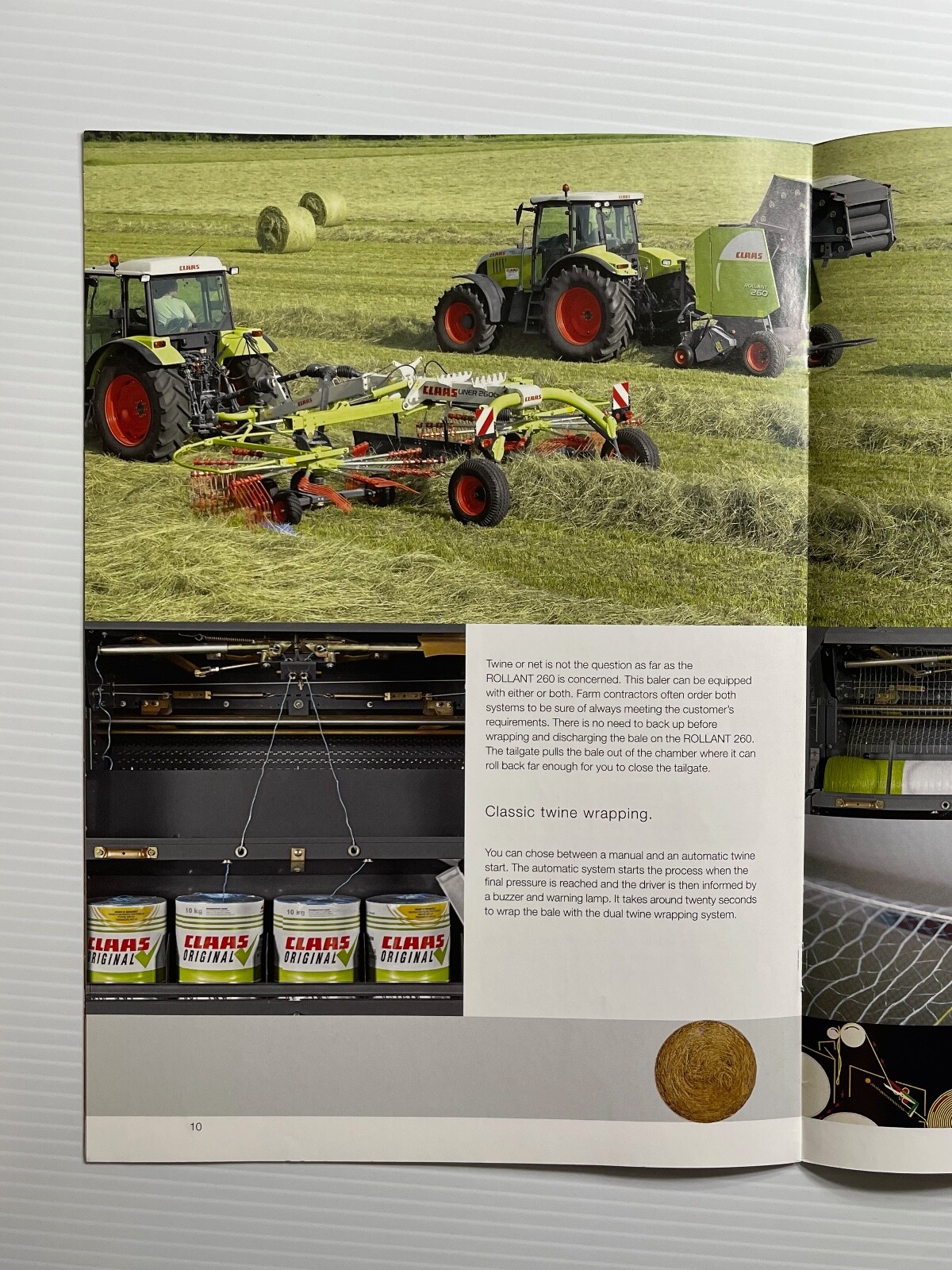 CLAAS Rollant 260 Round Baler Sales Brochure *2008* (Showroom Sales Book)