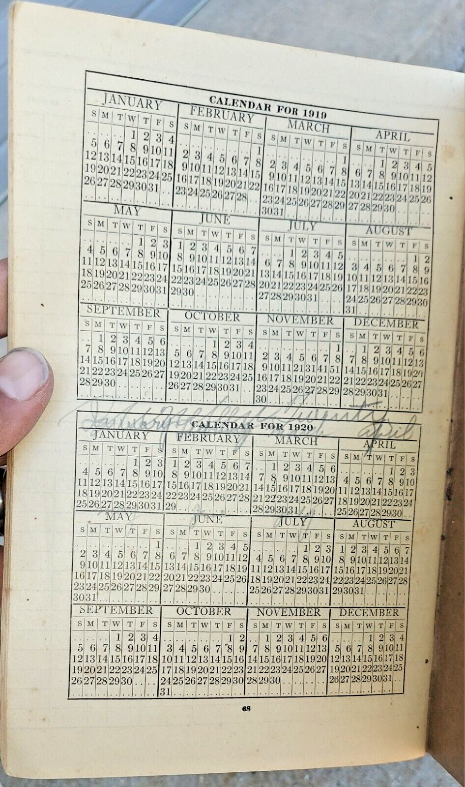 1919 The Simplicity Farm Record Wm. Walton Nephews Freeport IL Dry Goods Store