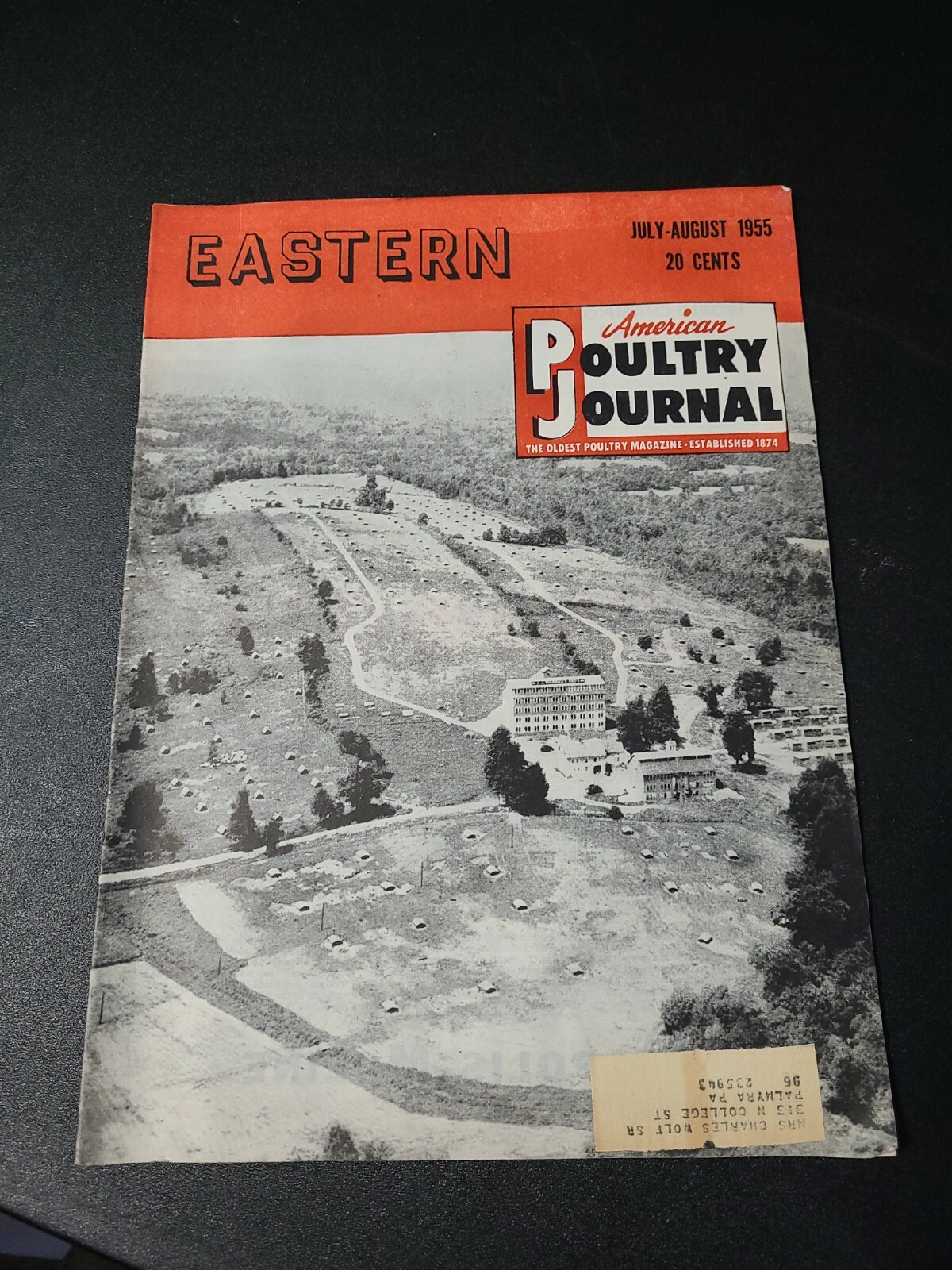 Vintage July August 1955 Poultry Farm Journal Magazine- Many Great Ads