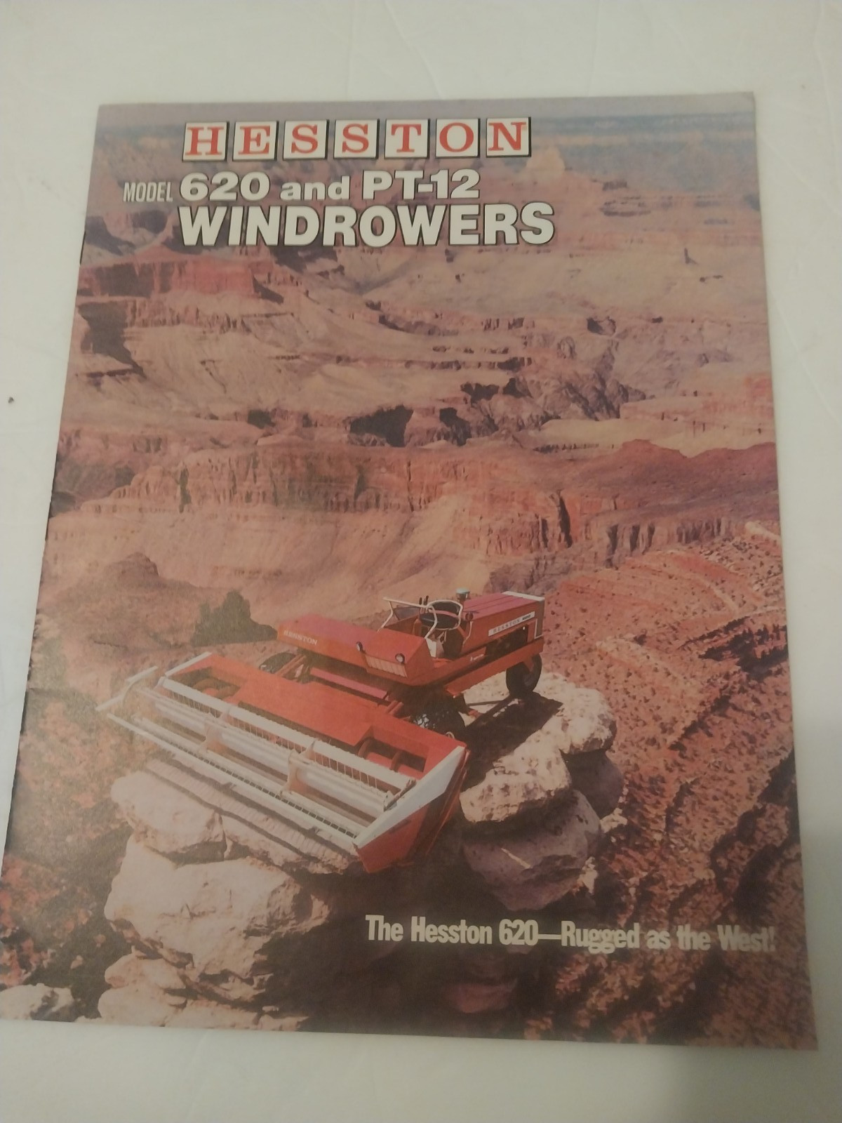 Hesston windrowers brochures 320-PT-10, PT-7, 520, 420, 620, PT-12 (1970s)