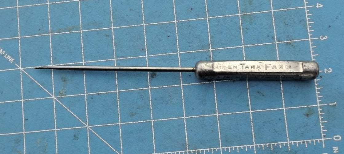 Circa 1900-1920 GLEN TANA Farms Advertising Ice Pick Spokane Wa. Special Milk