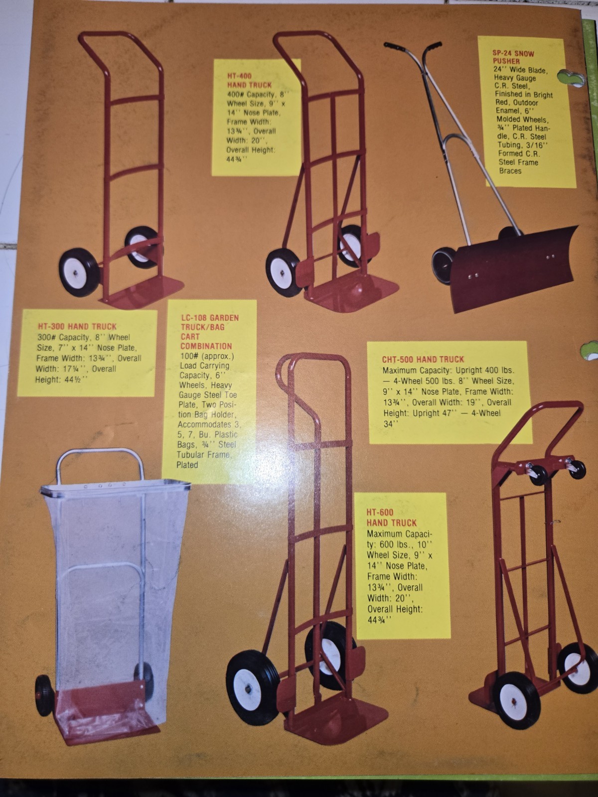 PRECISION PRODUCTS “THE GREEN KEEPERS” SPREADERS AND SWEEPERS BROCHURES