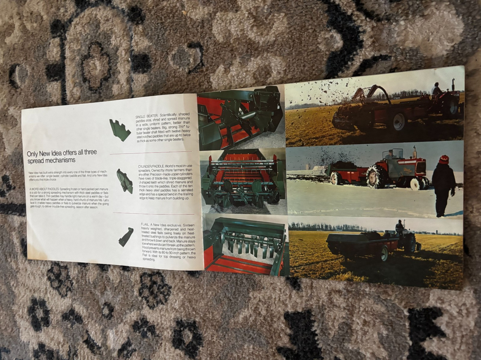 New Idea Manure Spreaders For 1971 Brochure DCPA26