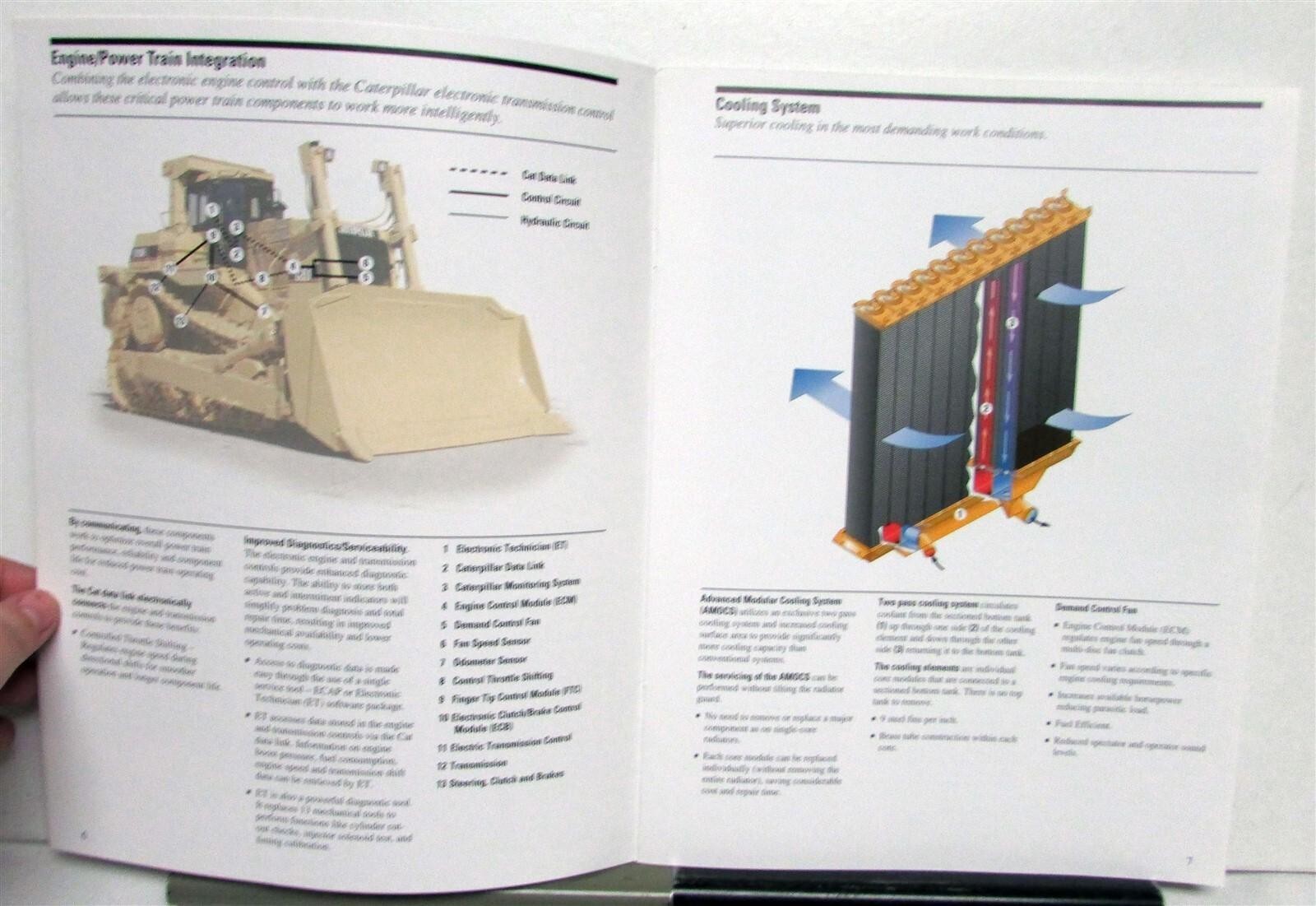 1999 Caterpillar D10R Track Type Tractor Specs Construction Sales Brochure