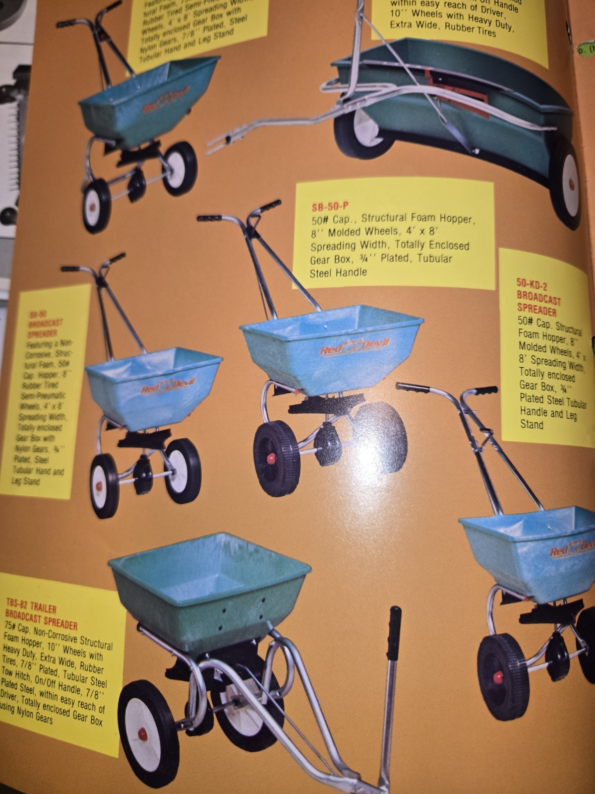 PRECISION PRODUCTS “THE GREEN KEEPERS” SPREADERS AND SWEEPERS BROCHURES