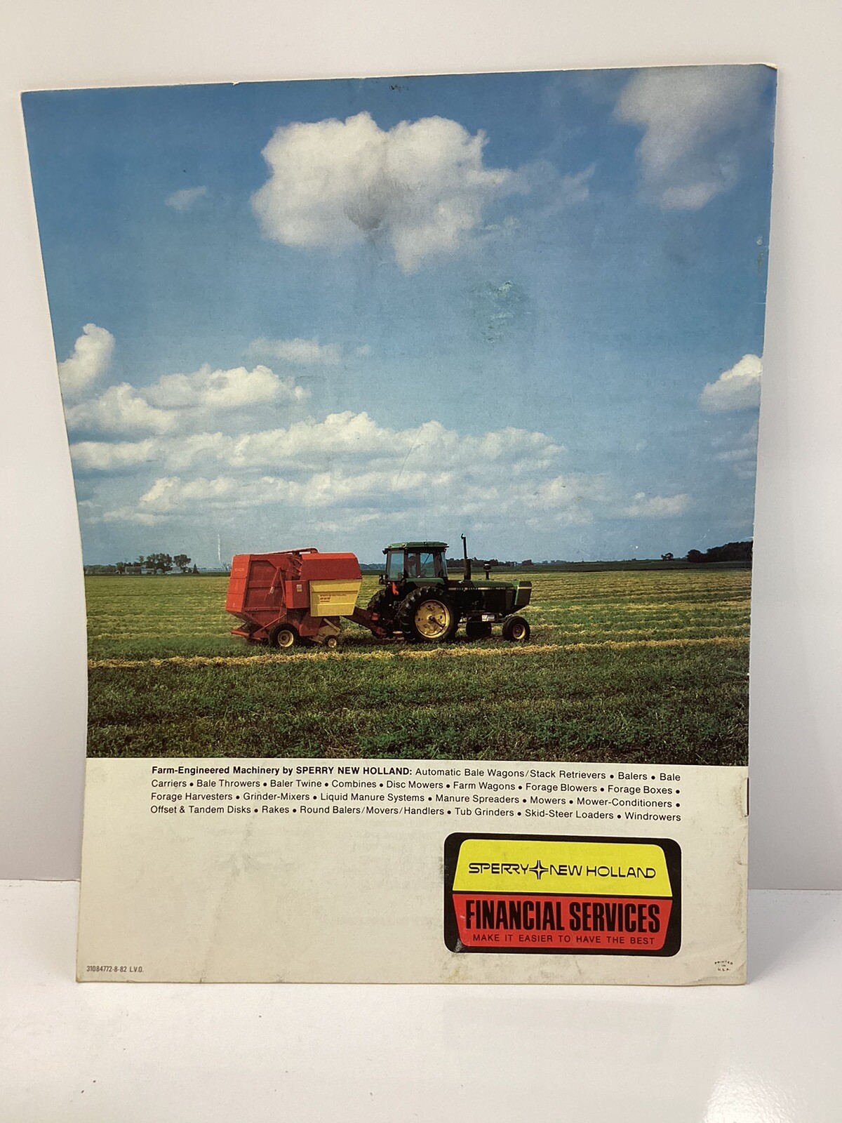 Round Baling Systems Sperry New Holland 1982 Brochure