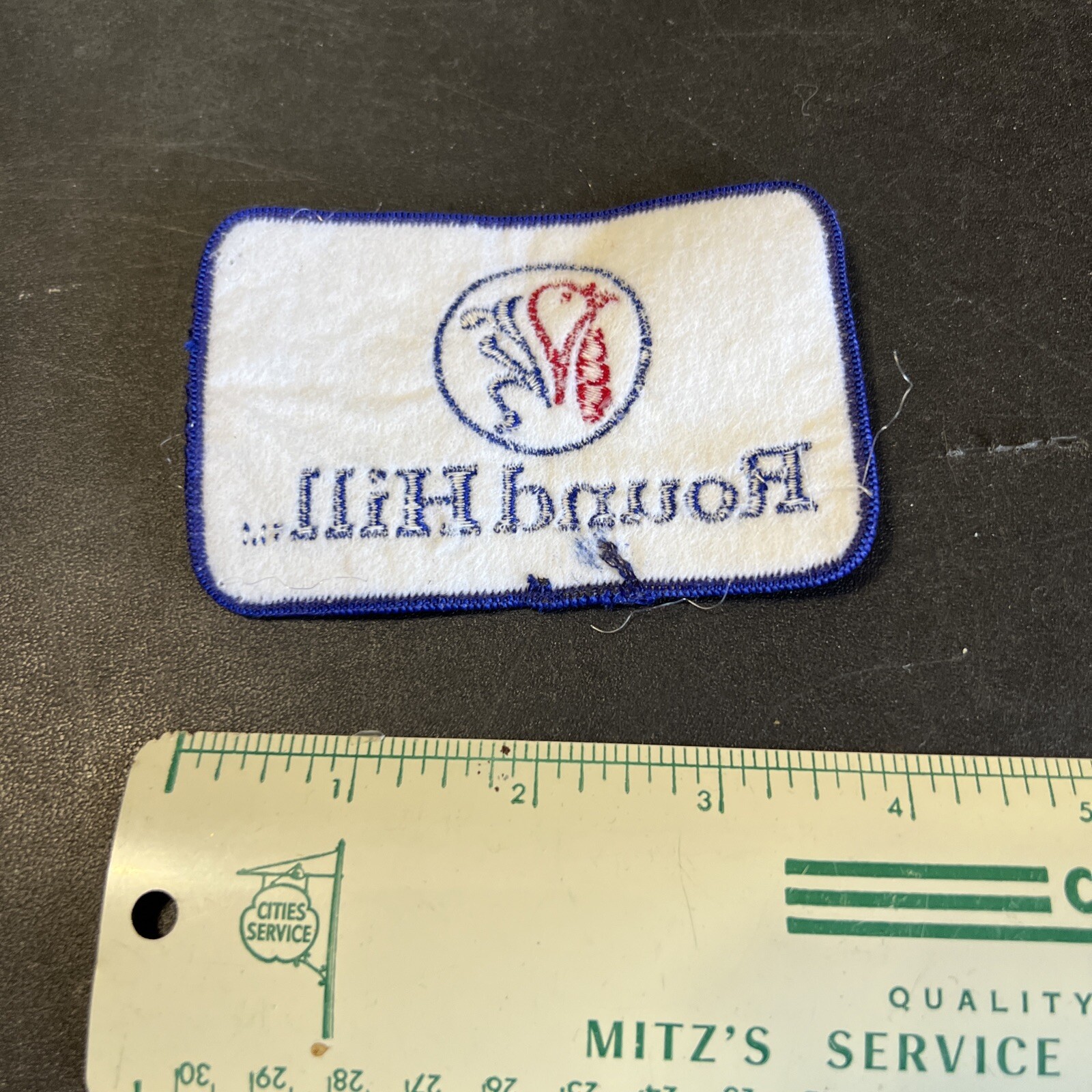 Vintage Employee Patch Round Hill Turkey Poultry Farms