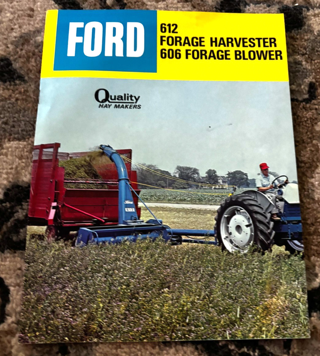 Ford Tractor 612 Forage Harvester 606 Forage Blower For 1965 Brochure DCPA26