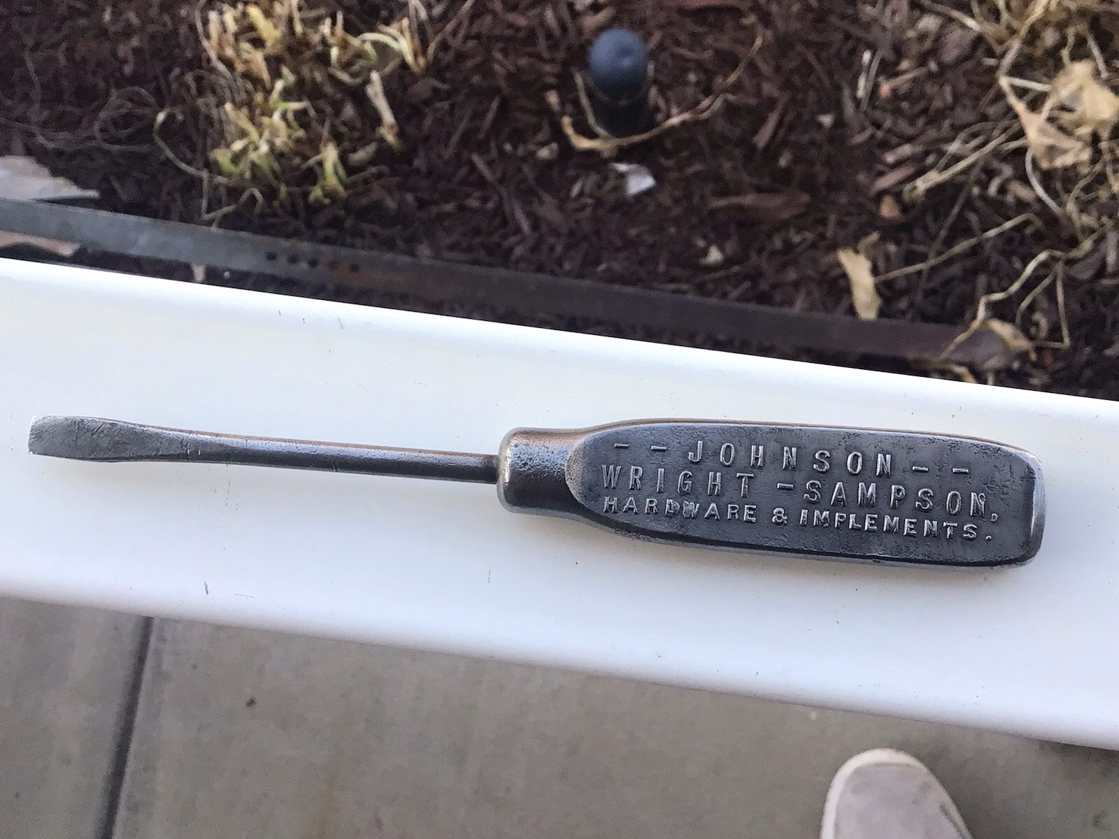 Vintage Screwdriver JF Nagle Farm Wagons Buggies Rock Rapids Iowa Advertising