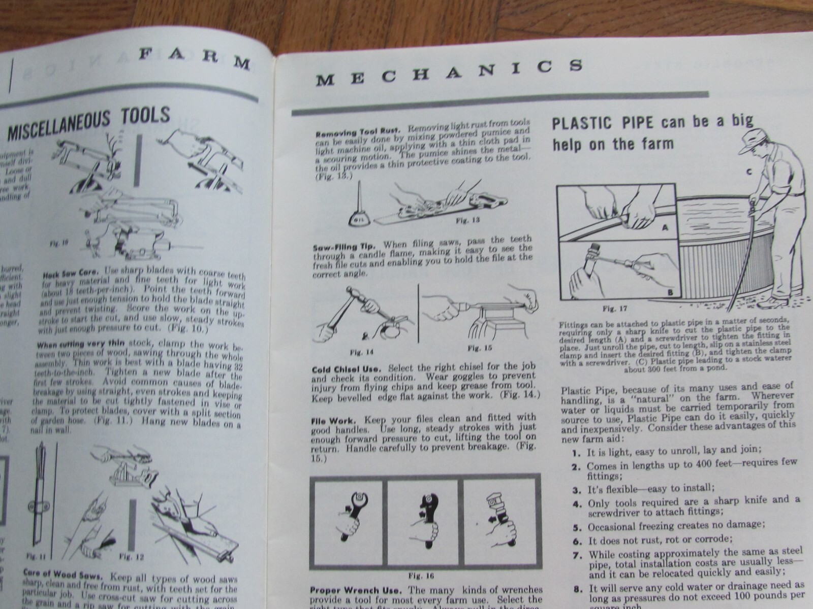 1950’s REPUBLIC STEEL WIRE CO FARM FENCING MECHANICS TIPS BROCHURE