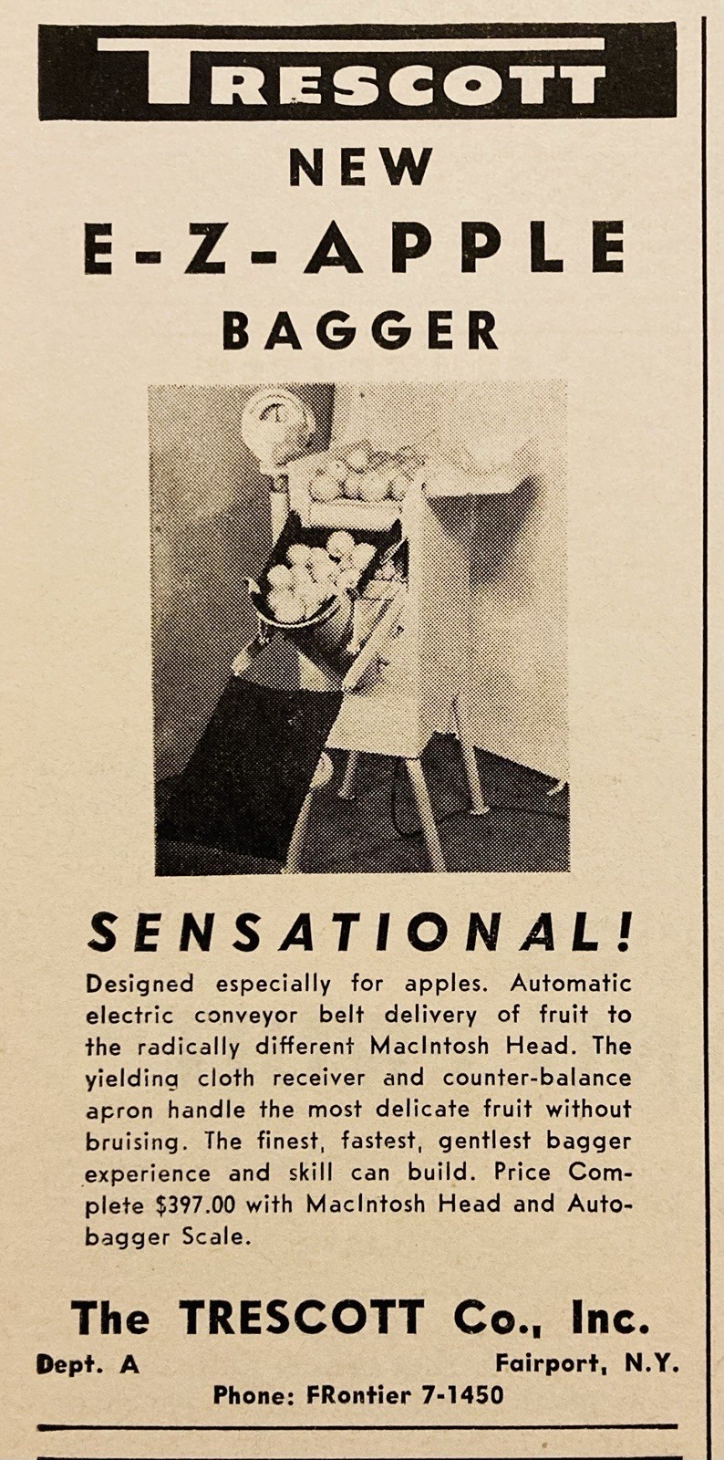 1959 AD.(PC10)~ARIENS CO. BRILLION, WIS. ARIENS TRANS-A-MATIC TILLER